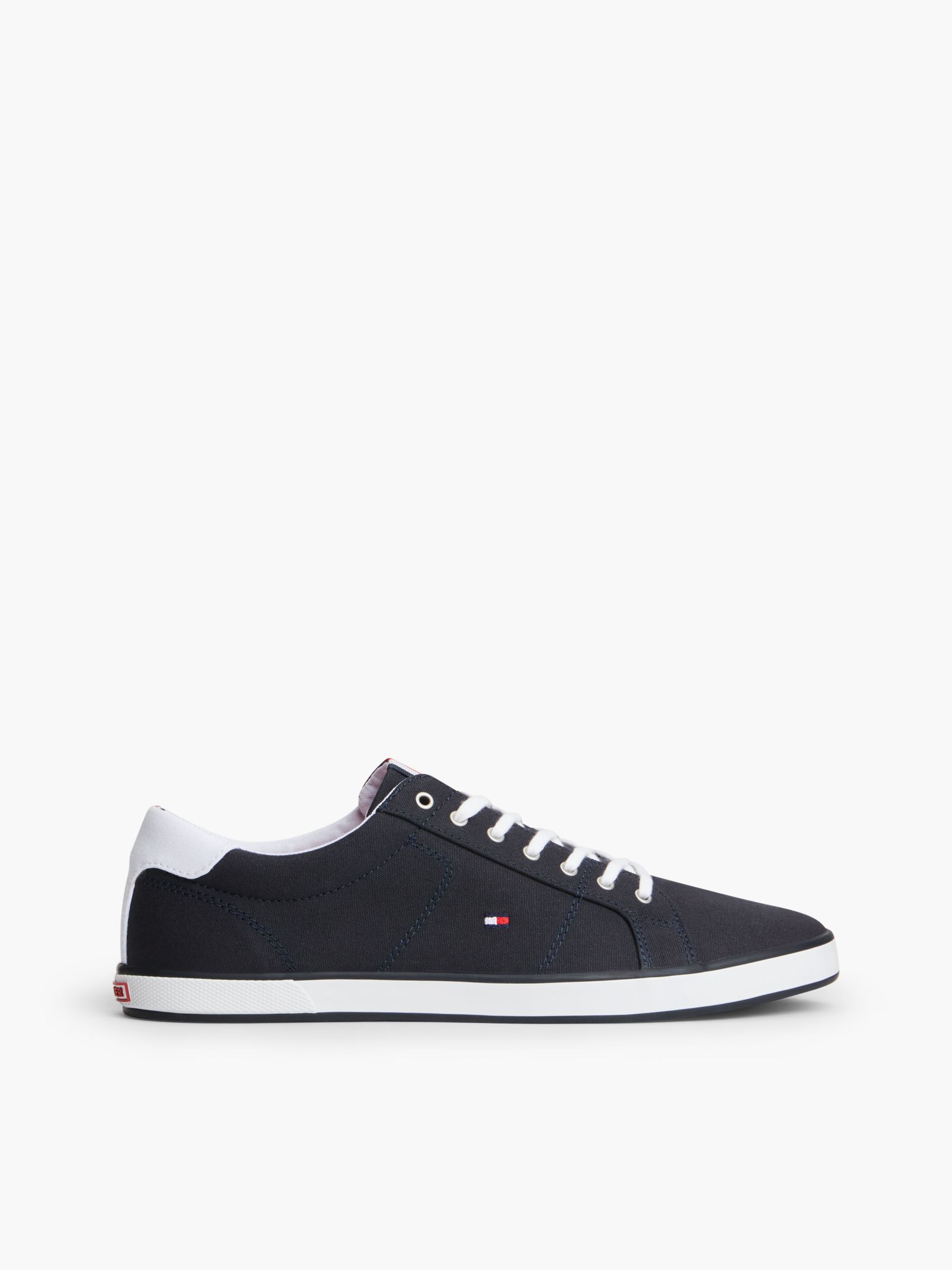 Tommy Hilfiger Sneaker van canvas met veters in marine