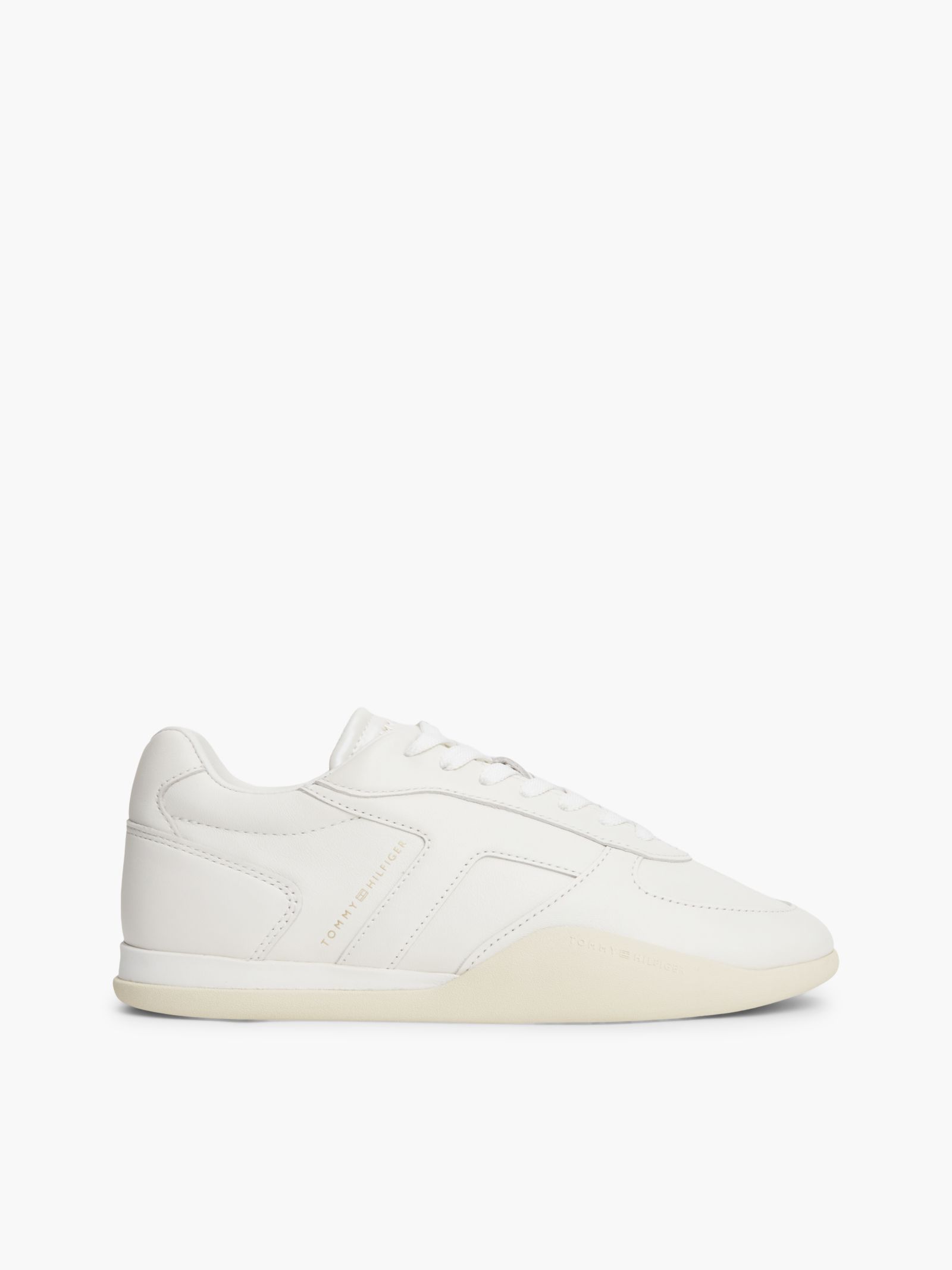 Tommy Hilfiger Lage vintage sneaker van leer in wit