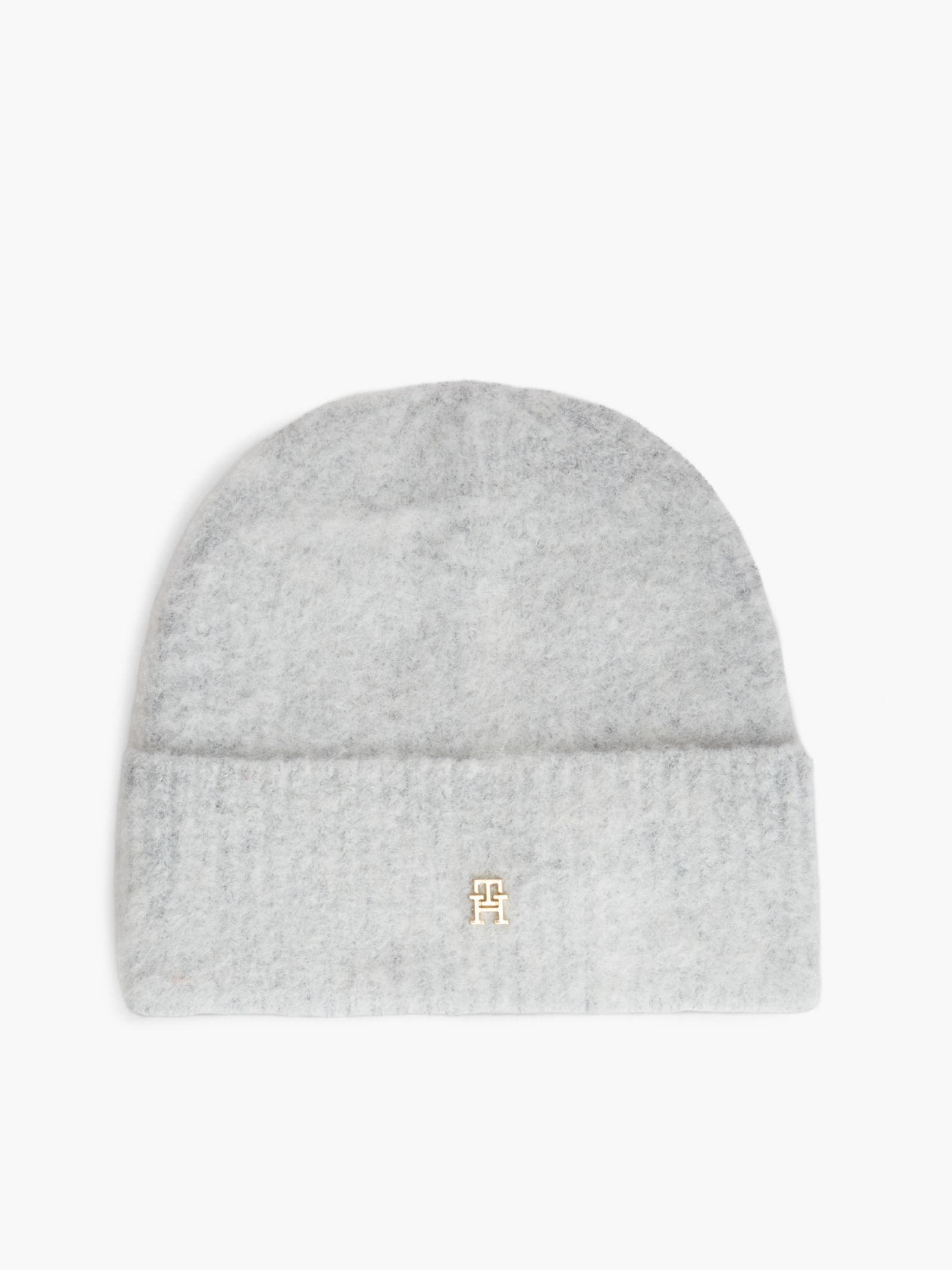 Tommy Hilfiger Chic beanie met alpaca in grijs