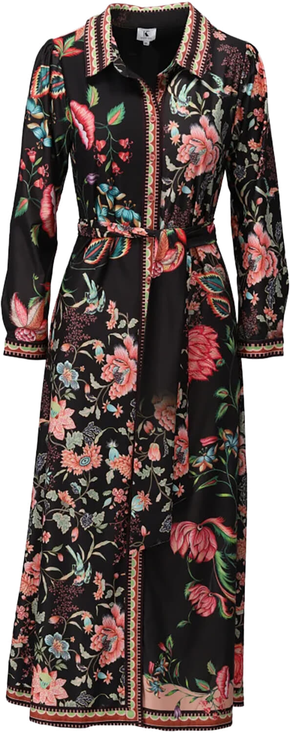 K Design Jurk Zwart dames in zwart