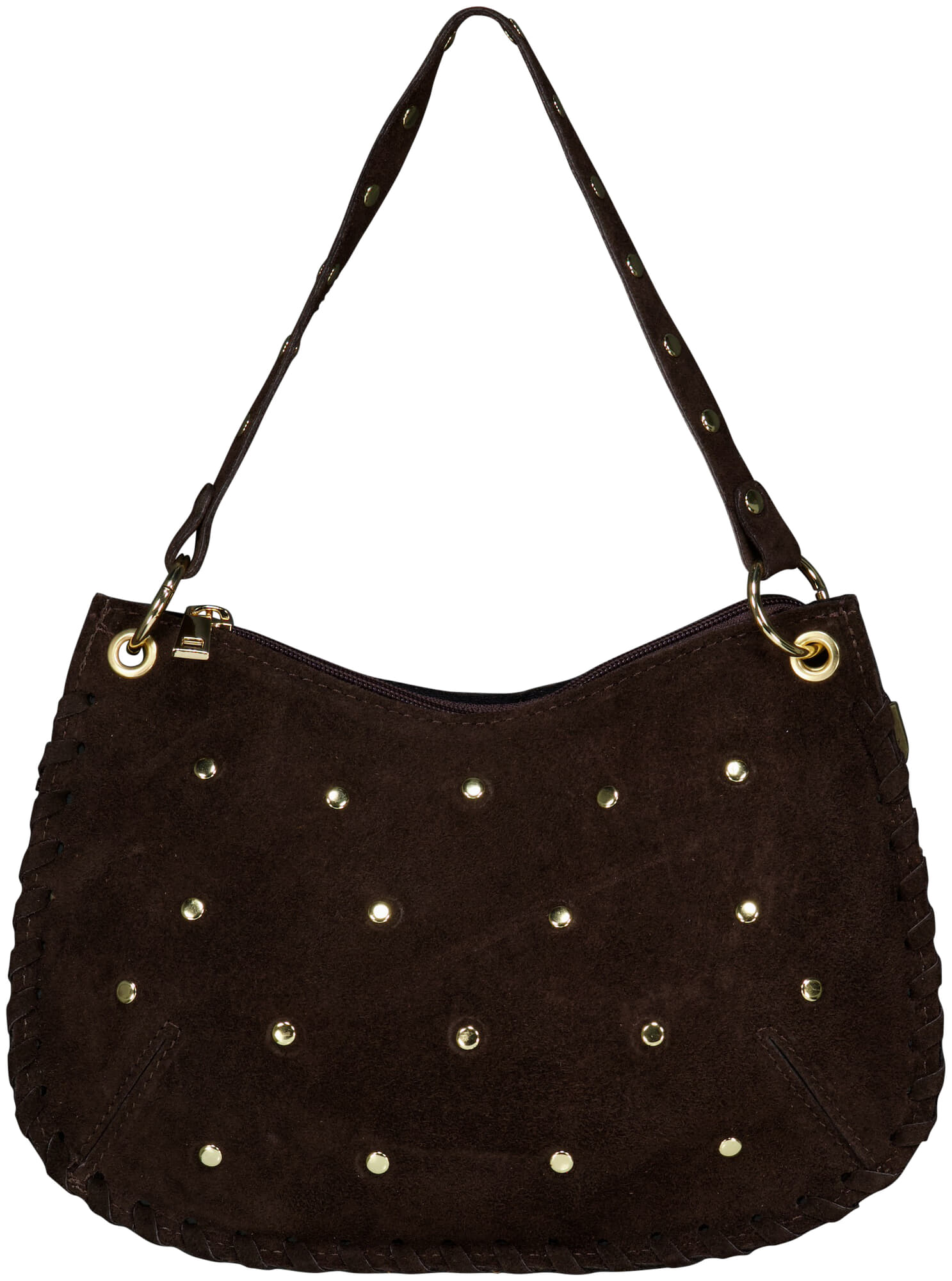 Bomont Tas Casey suede Bruin dames