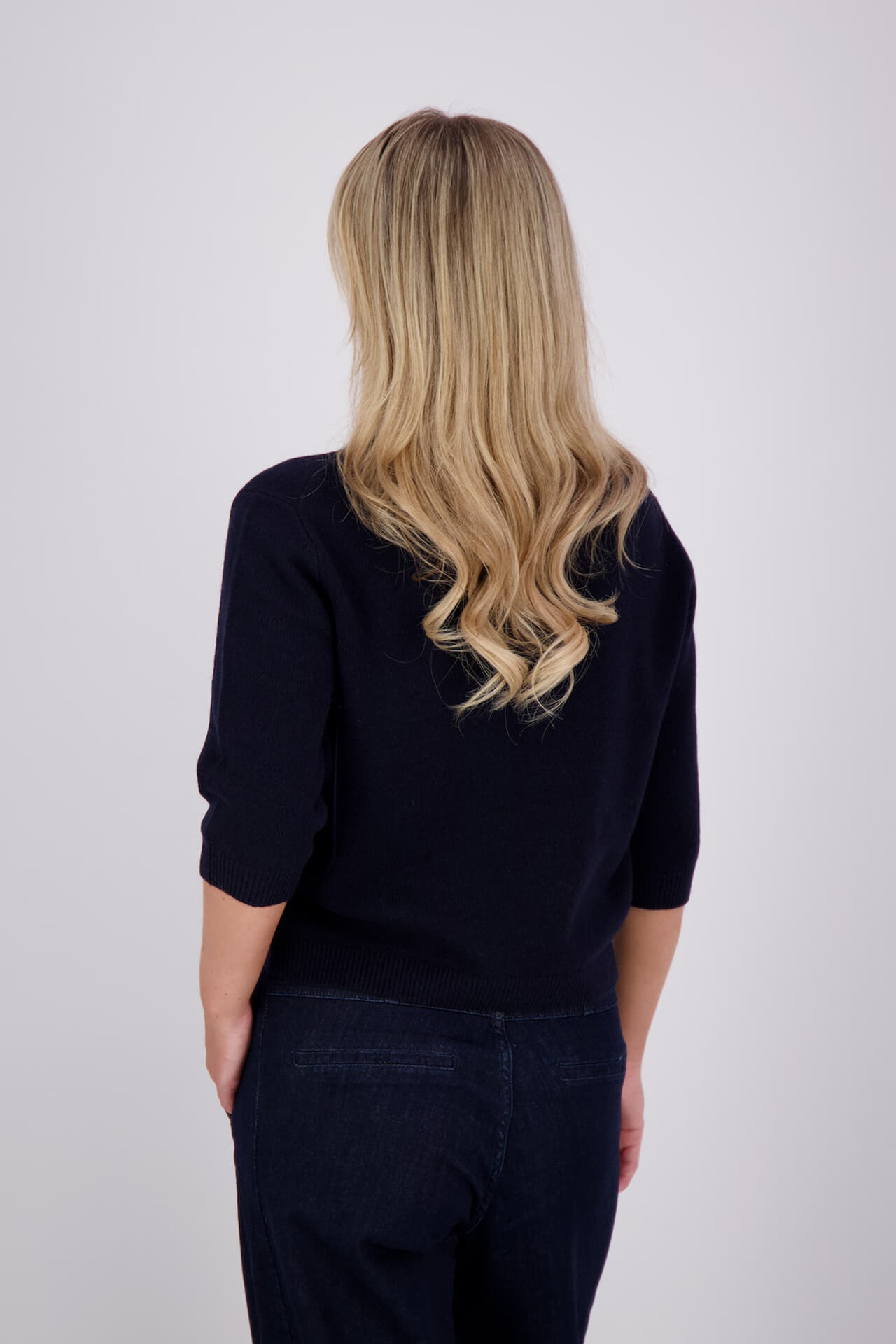 JC Sophie Wollen Trui Pierson Donkerblauw dames