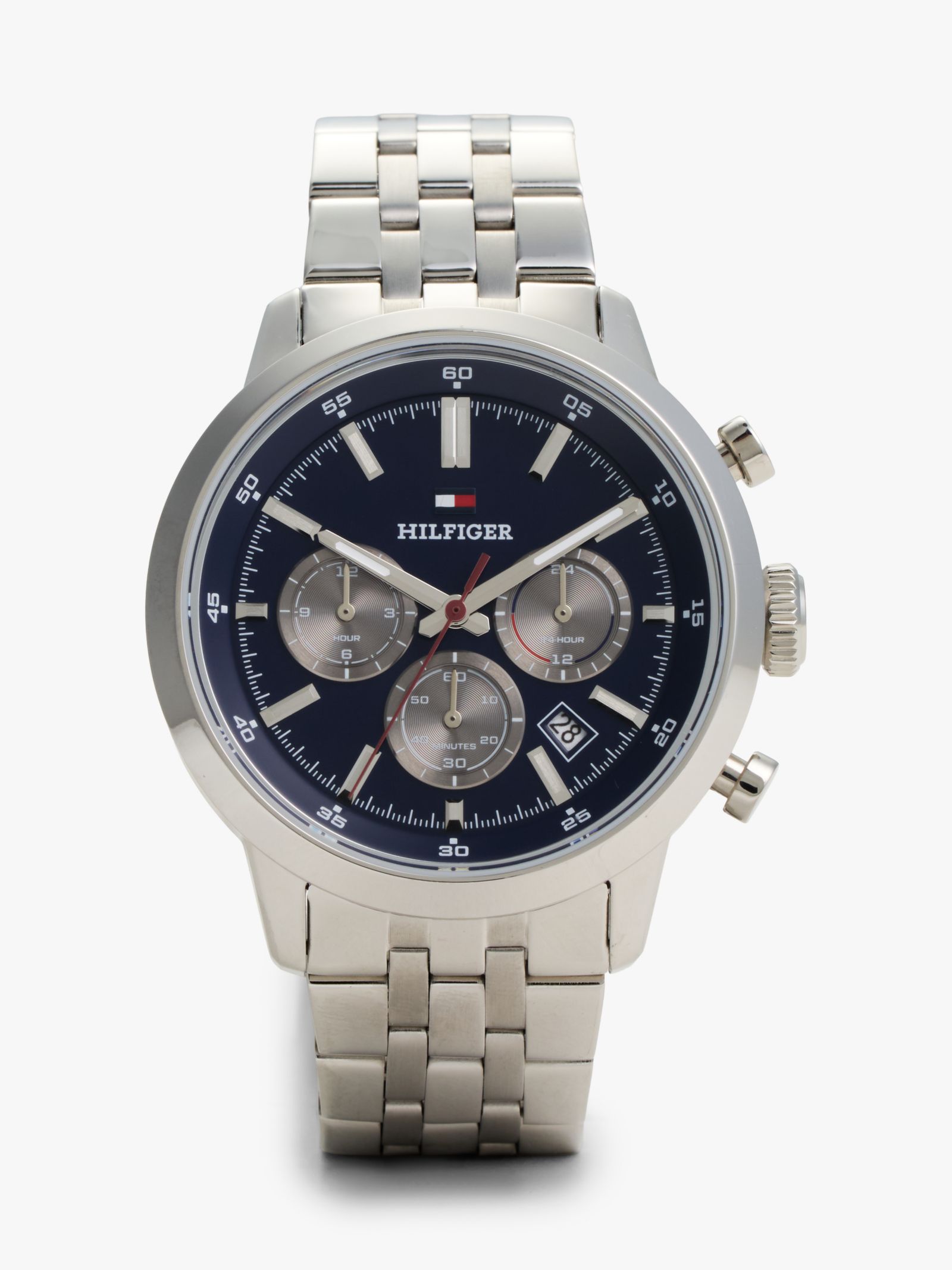 Tommy Hilfiger Chronograaf horloge met blauwe wijzerplaat