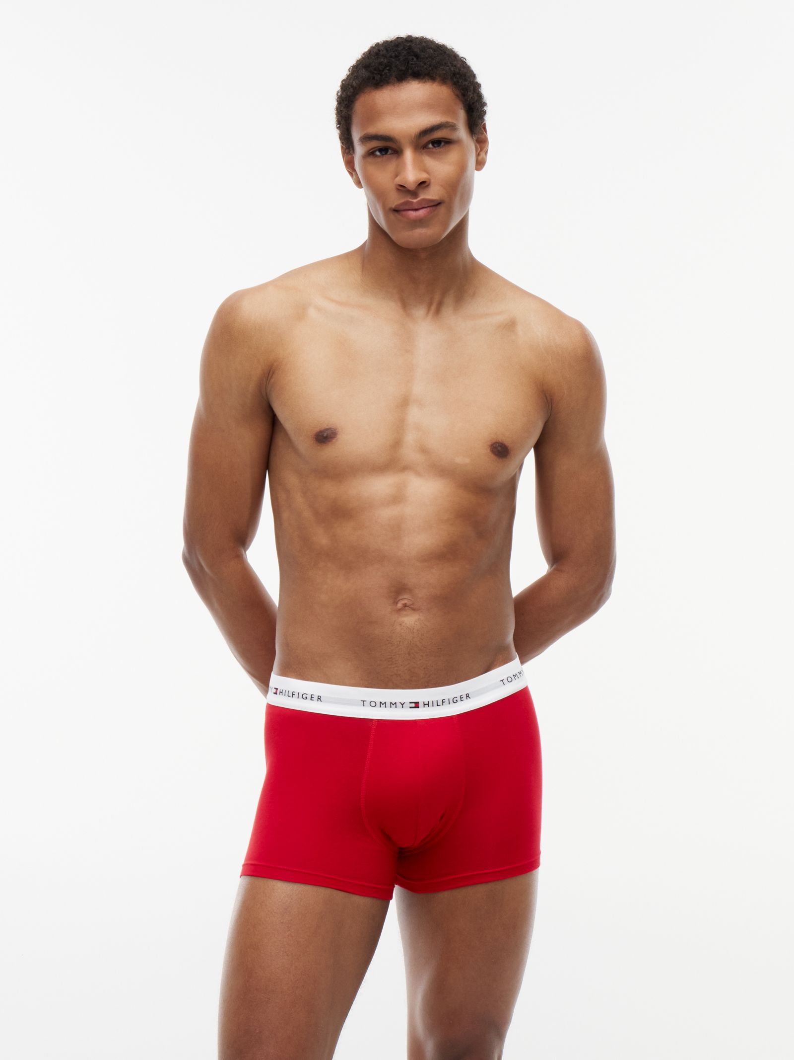 Tommy Hilfiger Set van 3 boxershorts met Signature logotaille in marine