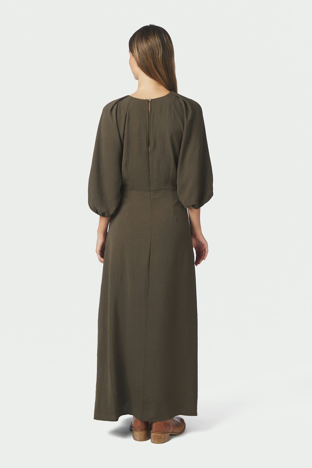 Neo Noir Jurk Meriel Army dames