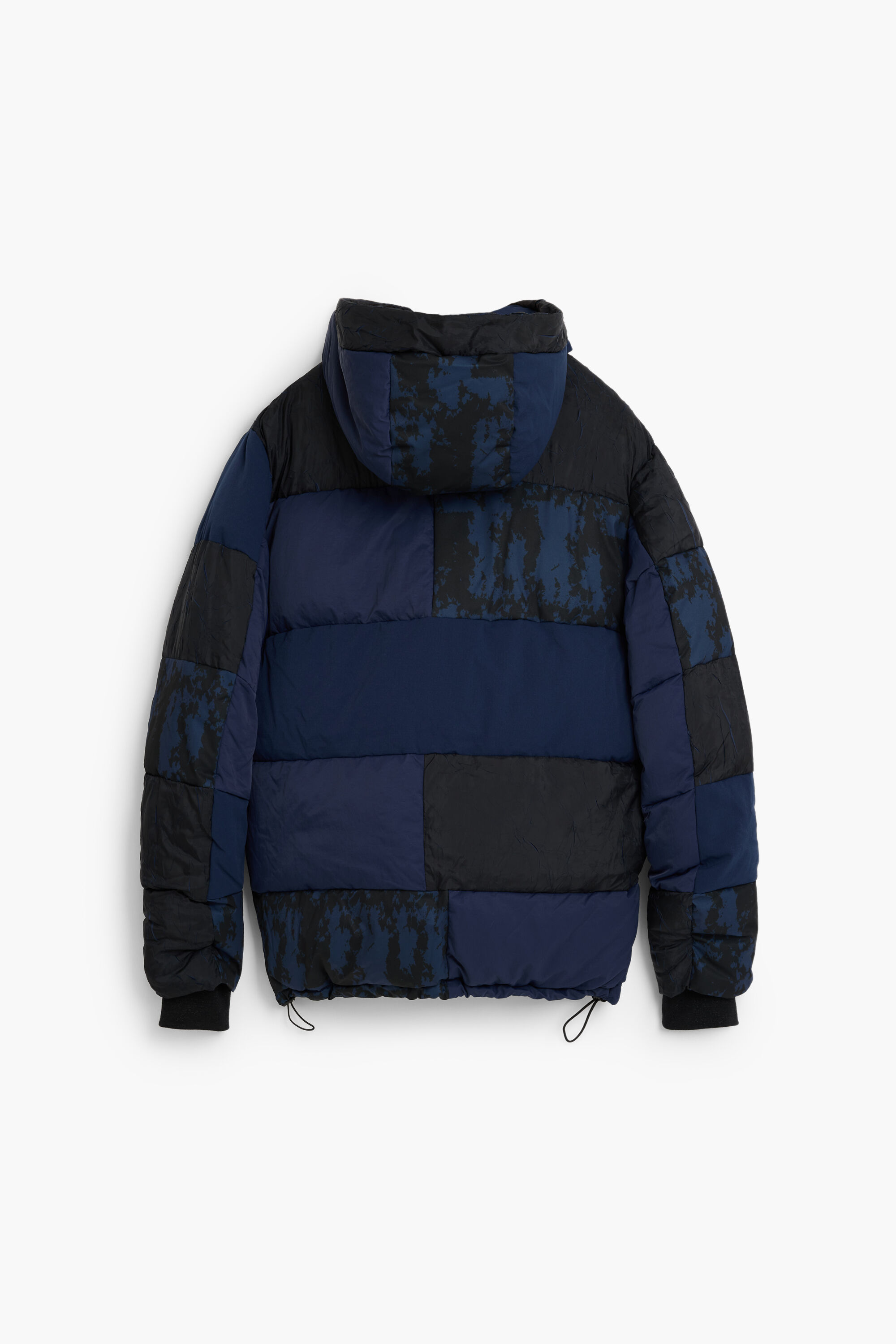 Desigual Gewatteerde jas met patches