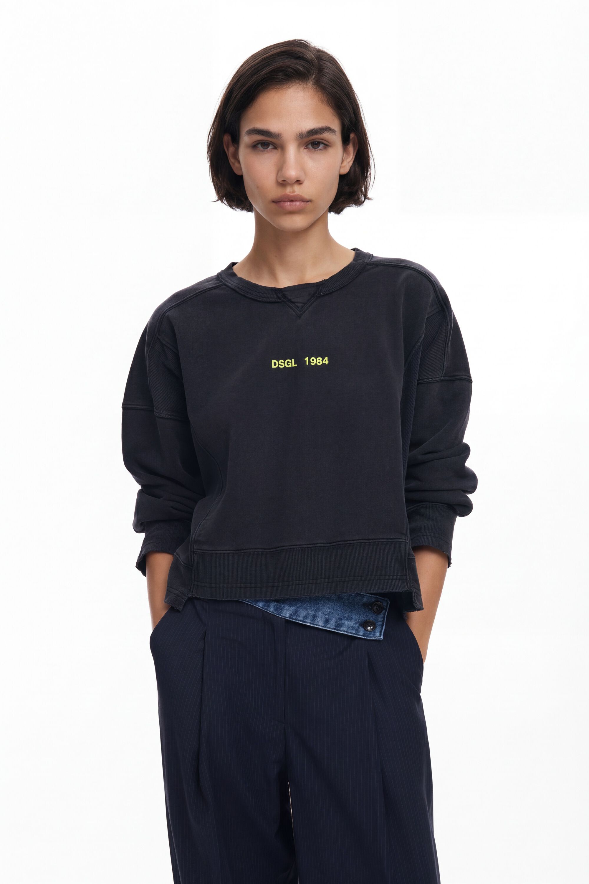 Desigual Gewassen effect sweatshirt