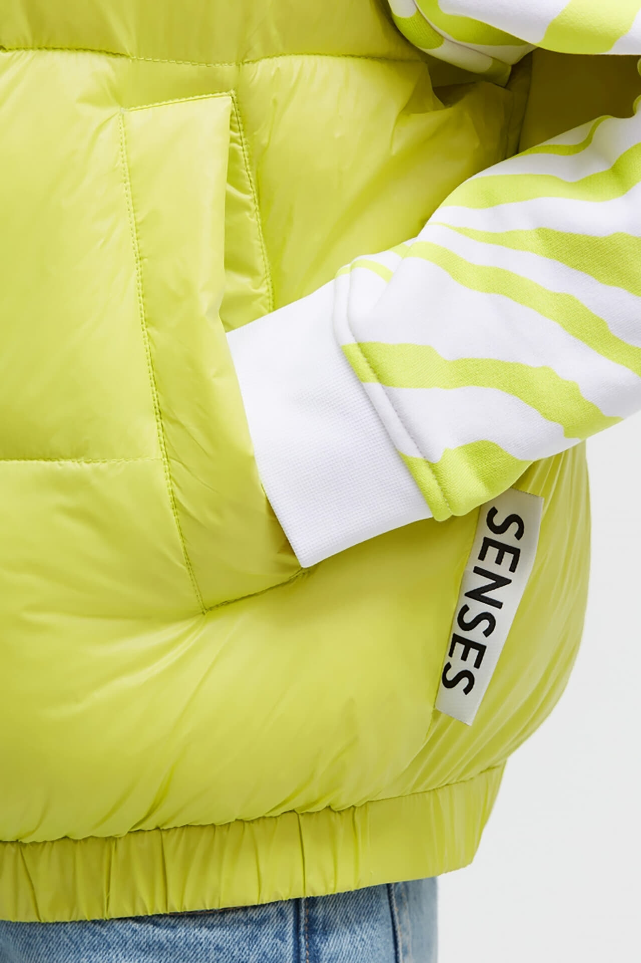 Senses The Label Bodywarmer Groen dames