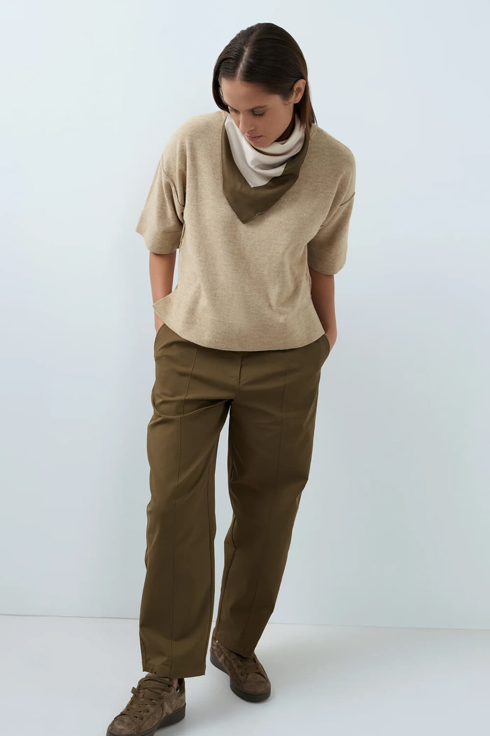 Yaya Trui Beige dames in beige