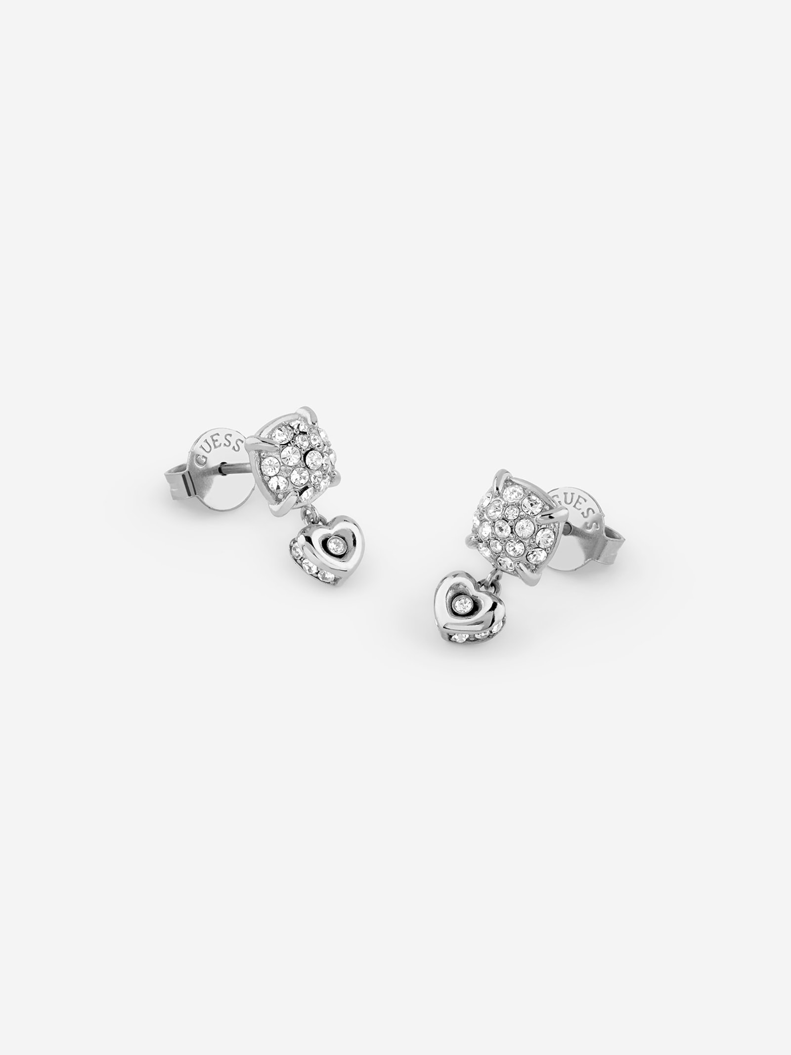 Guess Oorbellen L.O.V.E. in zilver