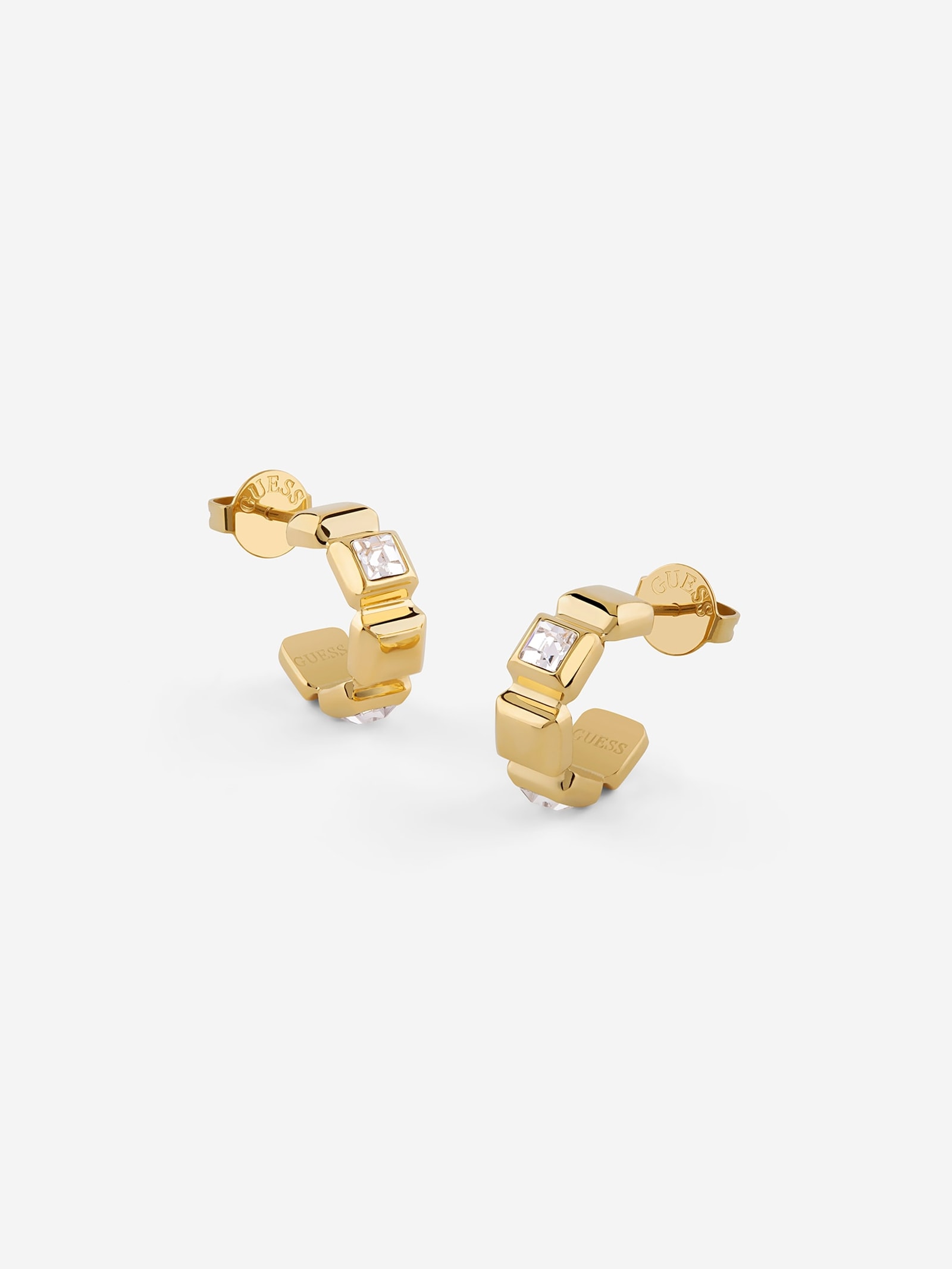 Guess Ace Of Diamonds Oorbellen in goud