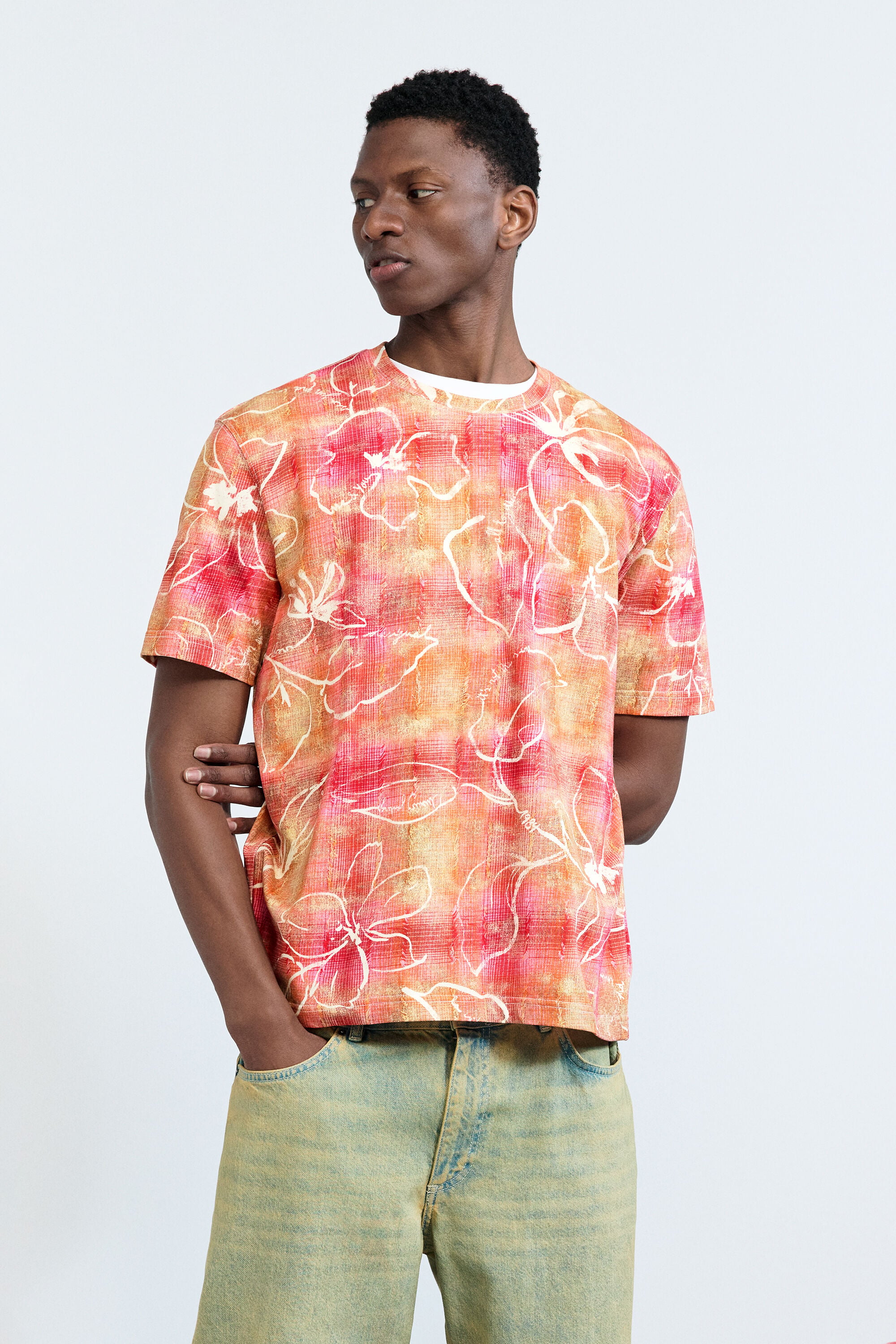 Desigual T-shirt met arty print