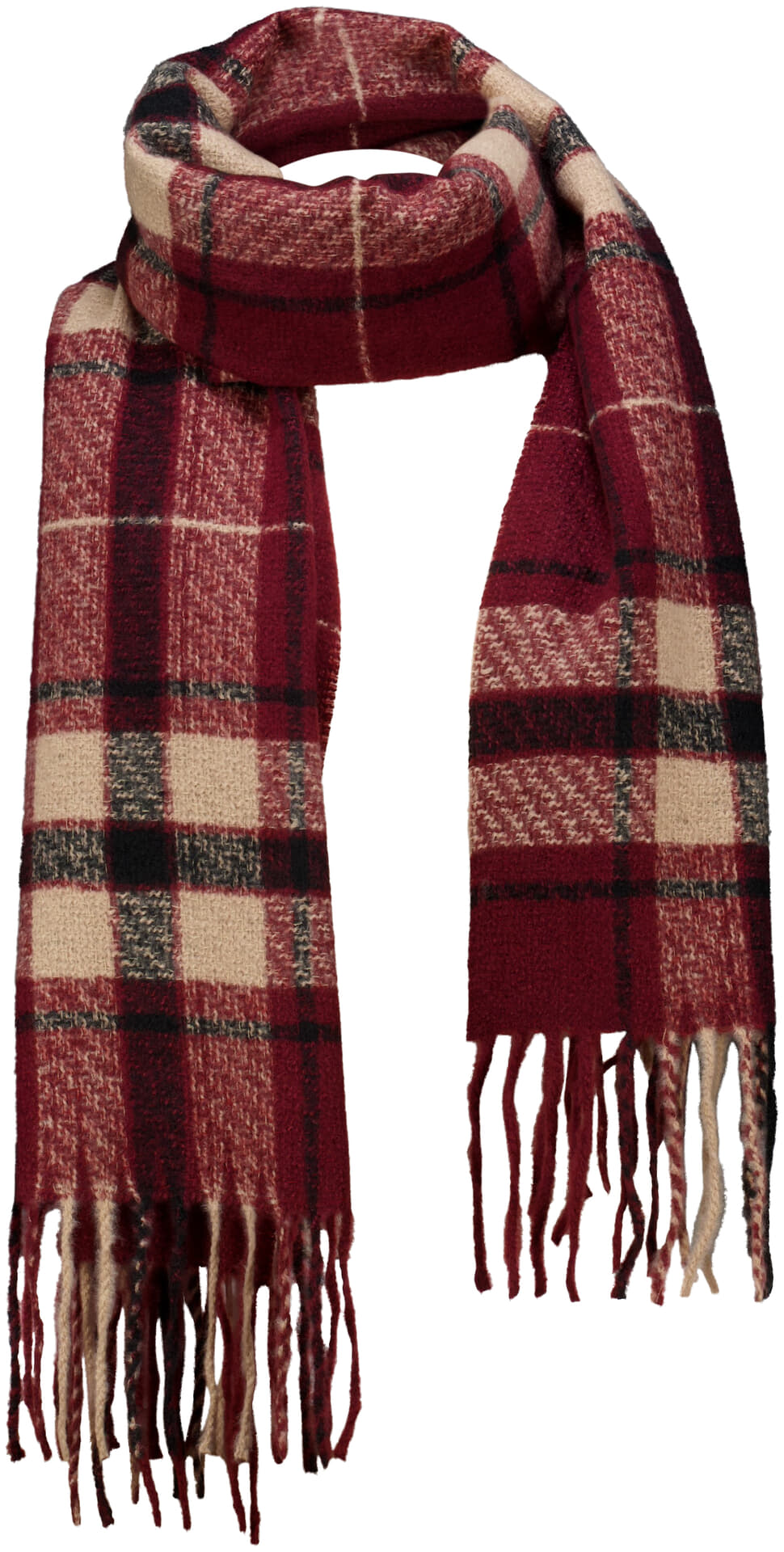 Zo Sjaal Bordeaux Rood dames in rood