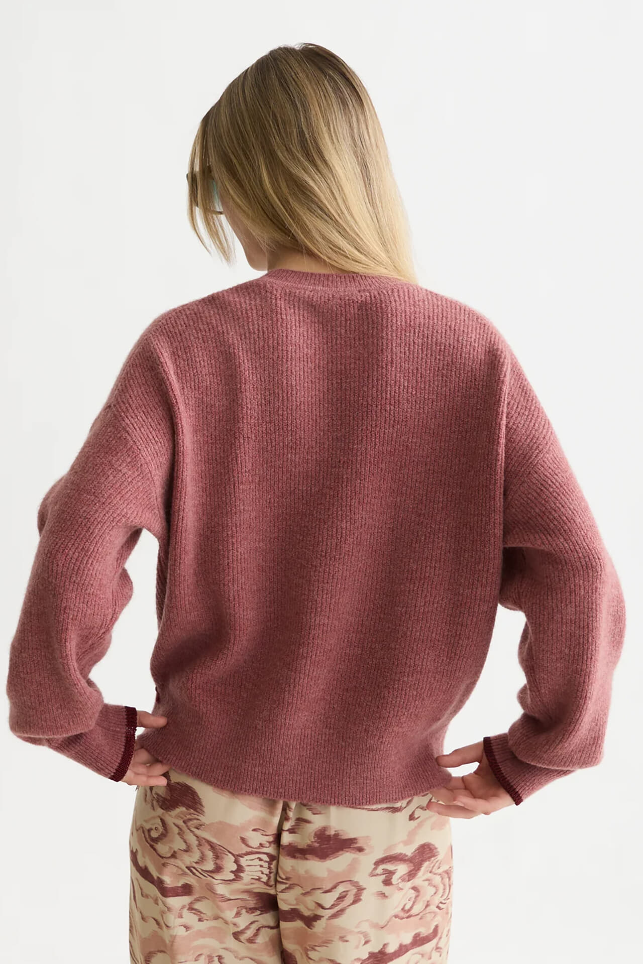Scotch & Soda Scotch & Soda Trui Fuzzy crew-neck Roze dames