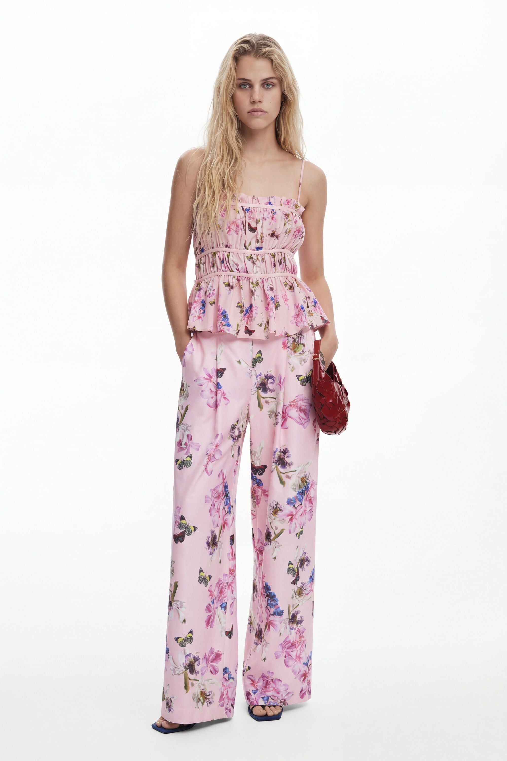 Desigual Broek ontworpen door Mr. Christian Lacroix in roze