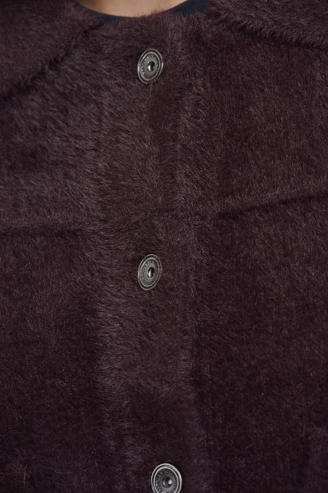 Rino & Pelle Rino & Pelle Vest Bubbly Boxy Bruin dames in bruin