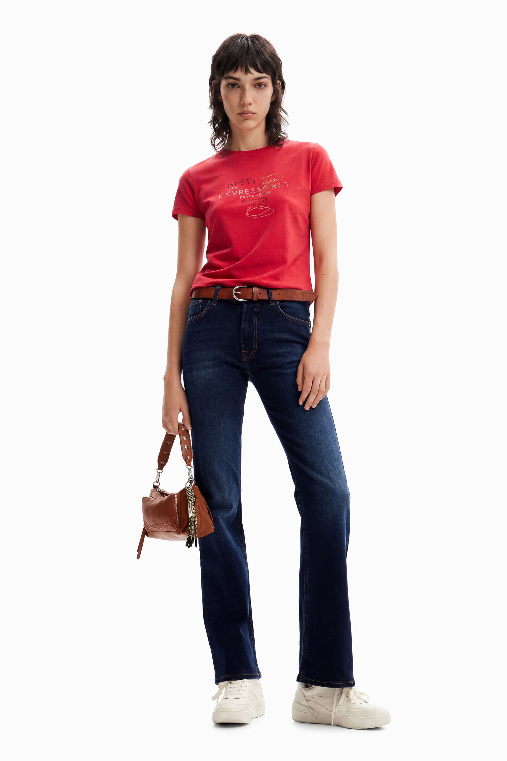 Desigual Flared Jeans in blauw