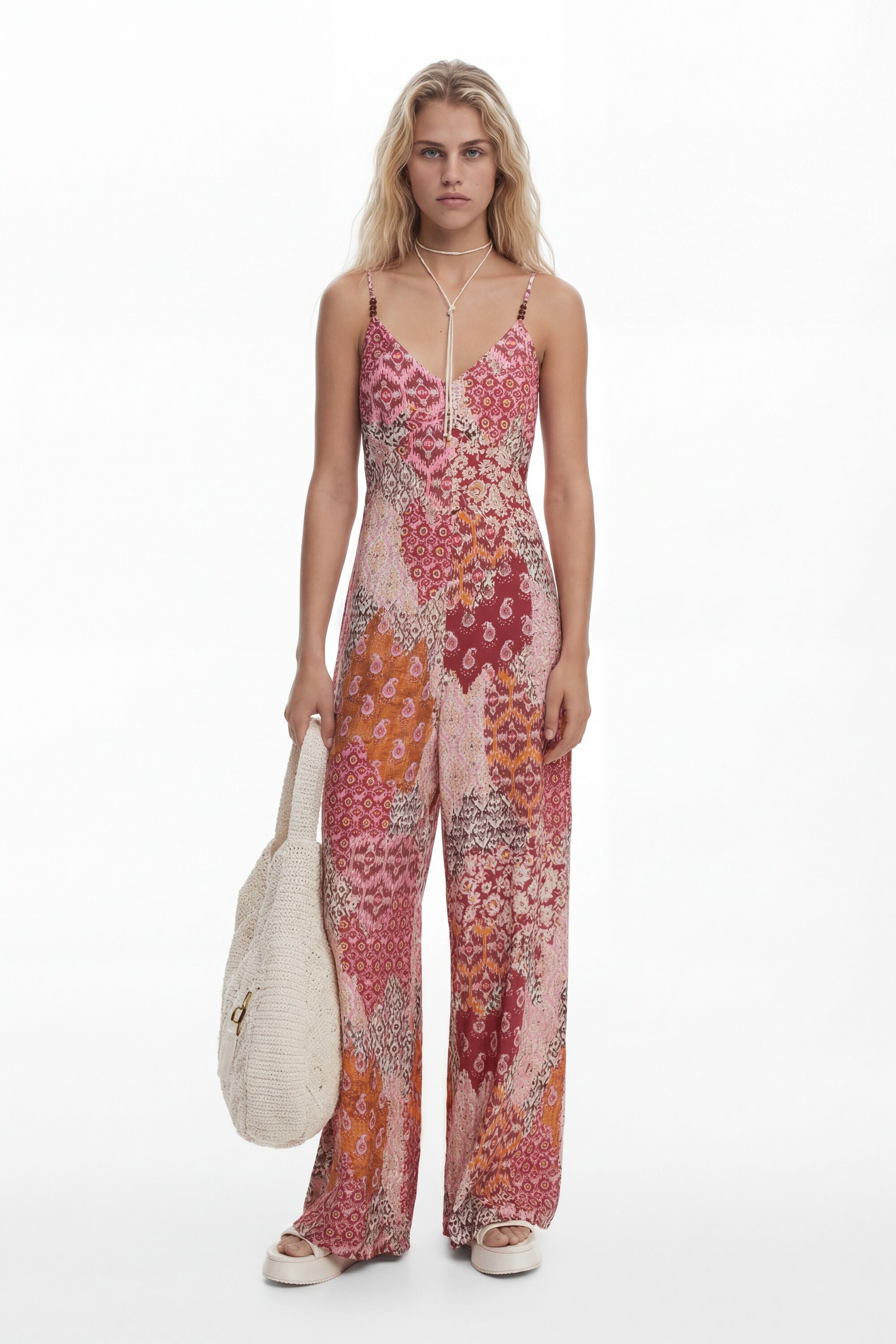 Desigual Lange Boho-jumpsuit