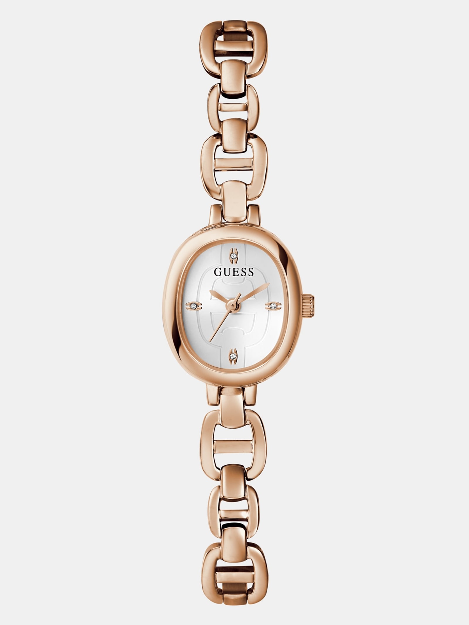 Guess Analoog Horloge Gerecycled Staal 20,5 Mm in zilver
