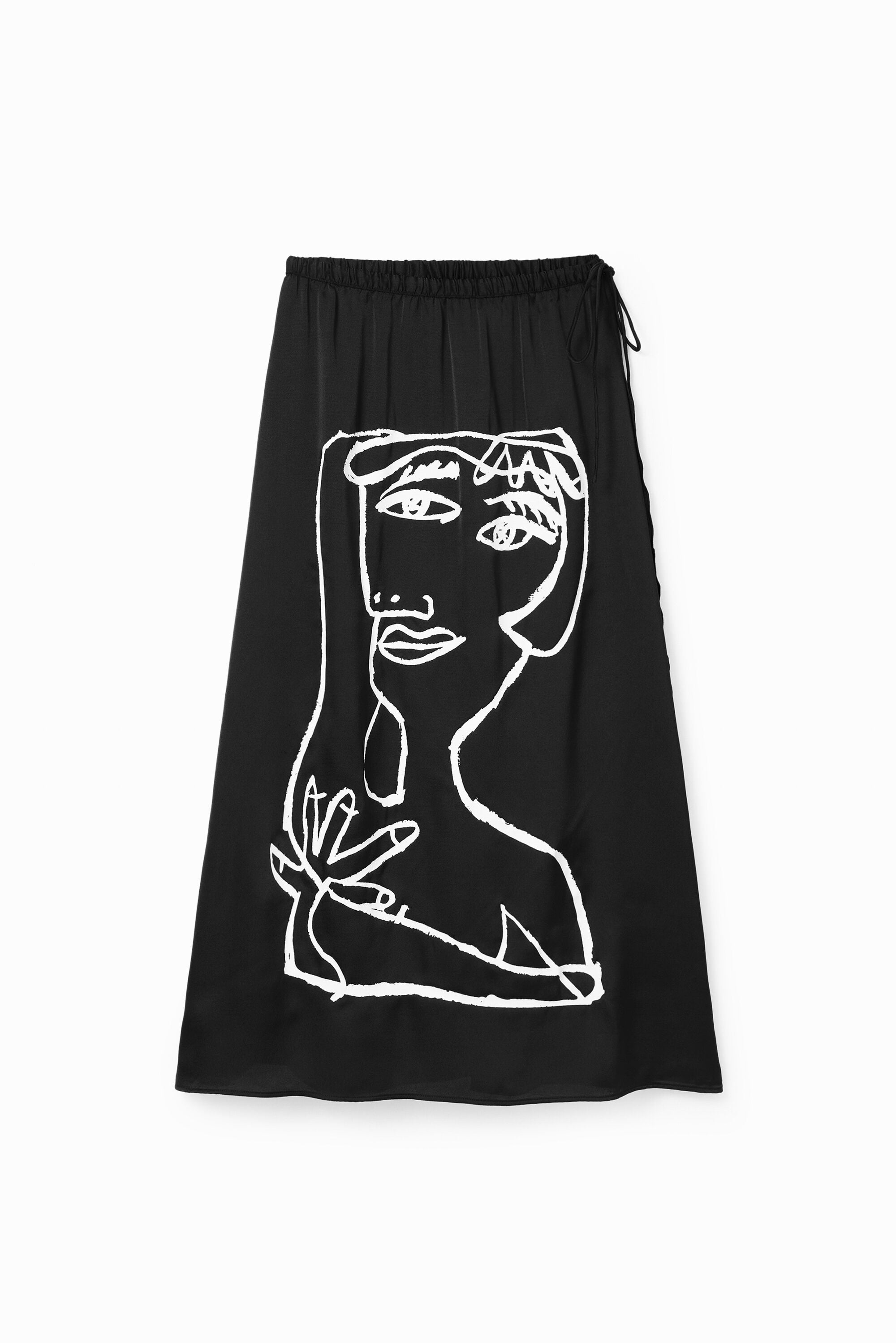 Desigual Midi-rok met arty gezicht