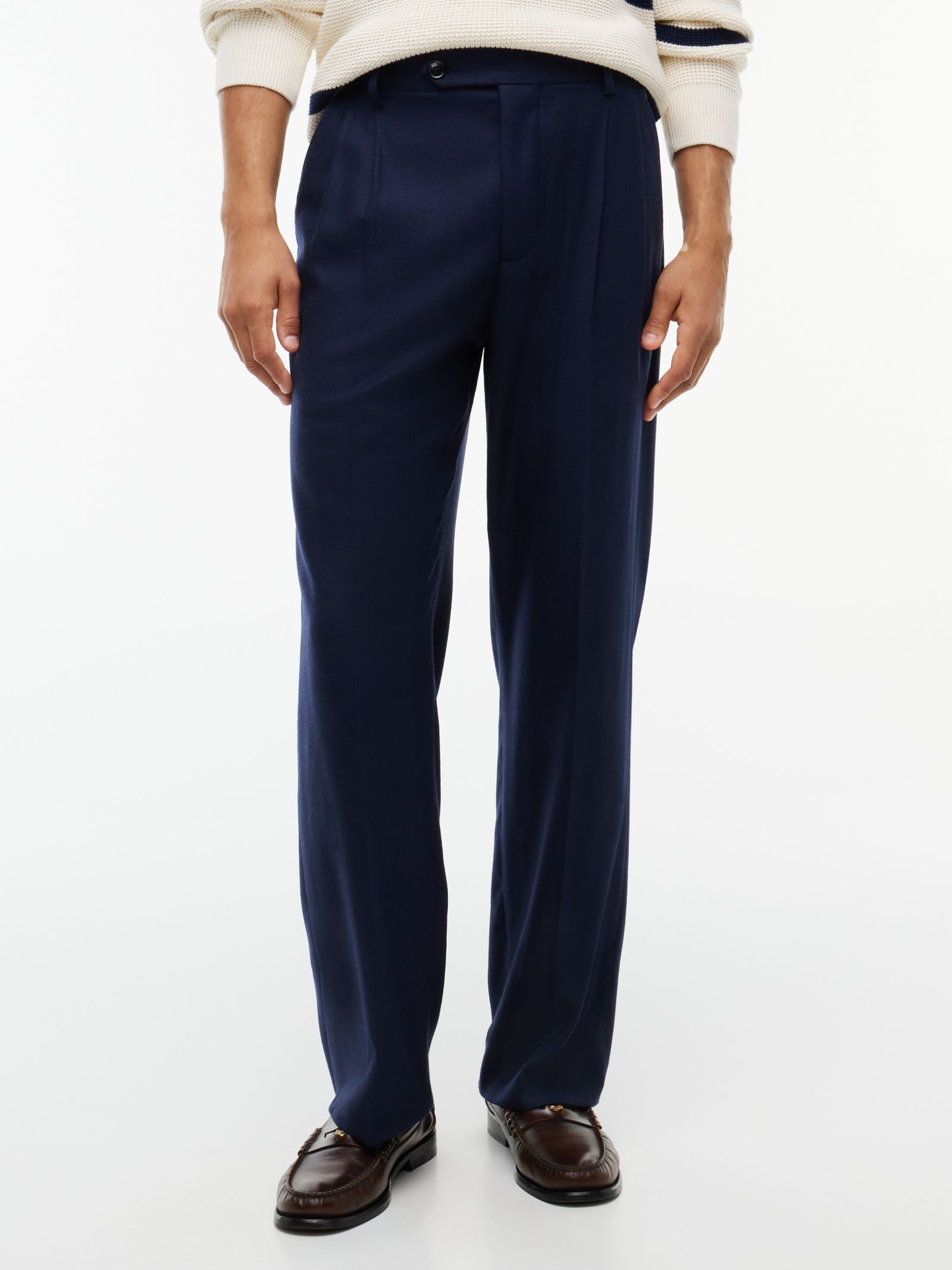 Tommy Hilfiger Dover regular straight wolmix chino in marine