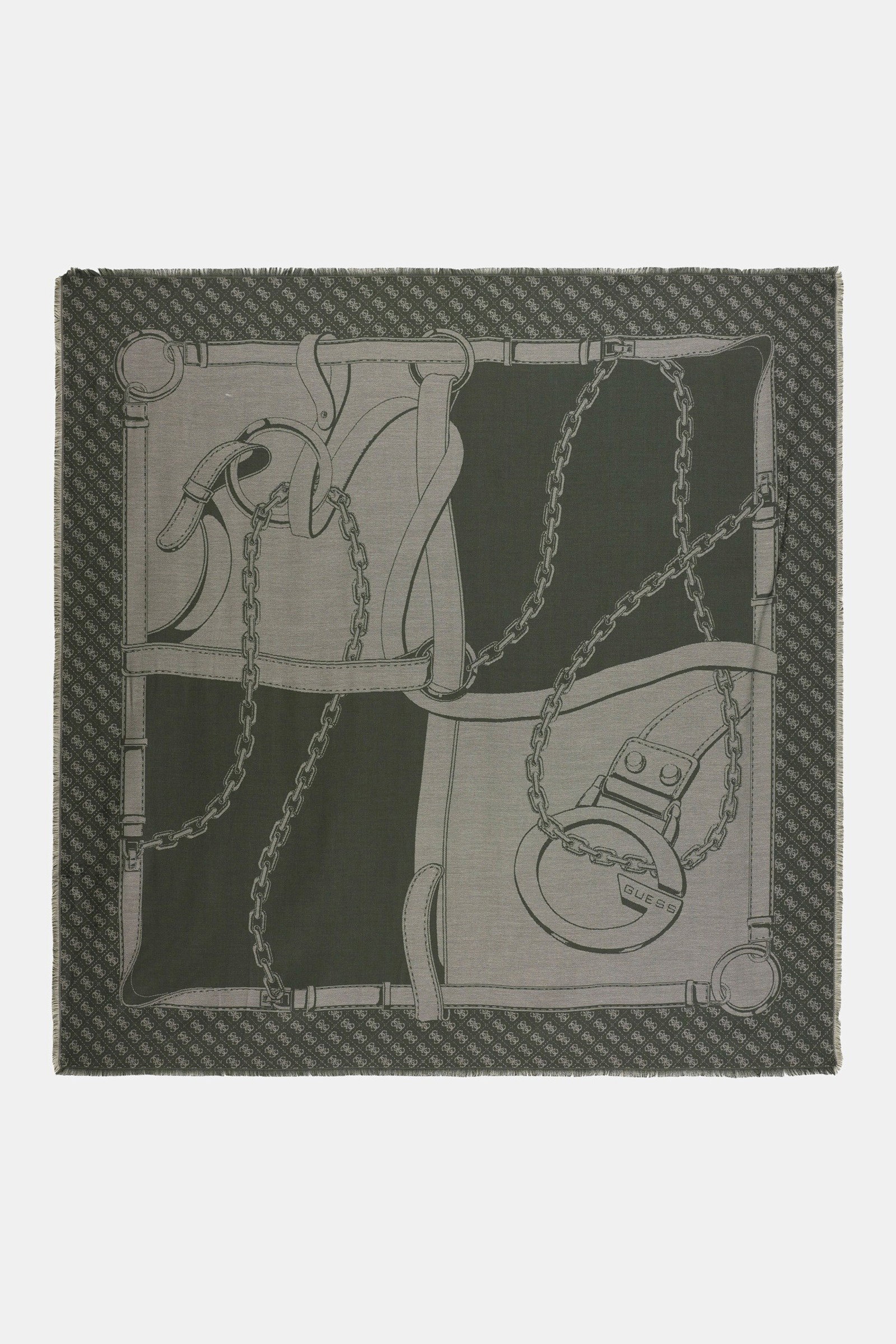 Guess Camden Jacquard Keffiyeh in groen