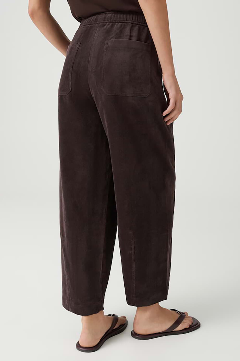Opus Broek Misha barrel Bruin dames