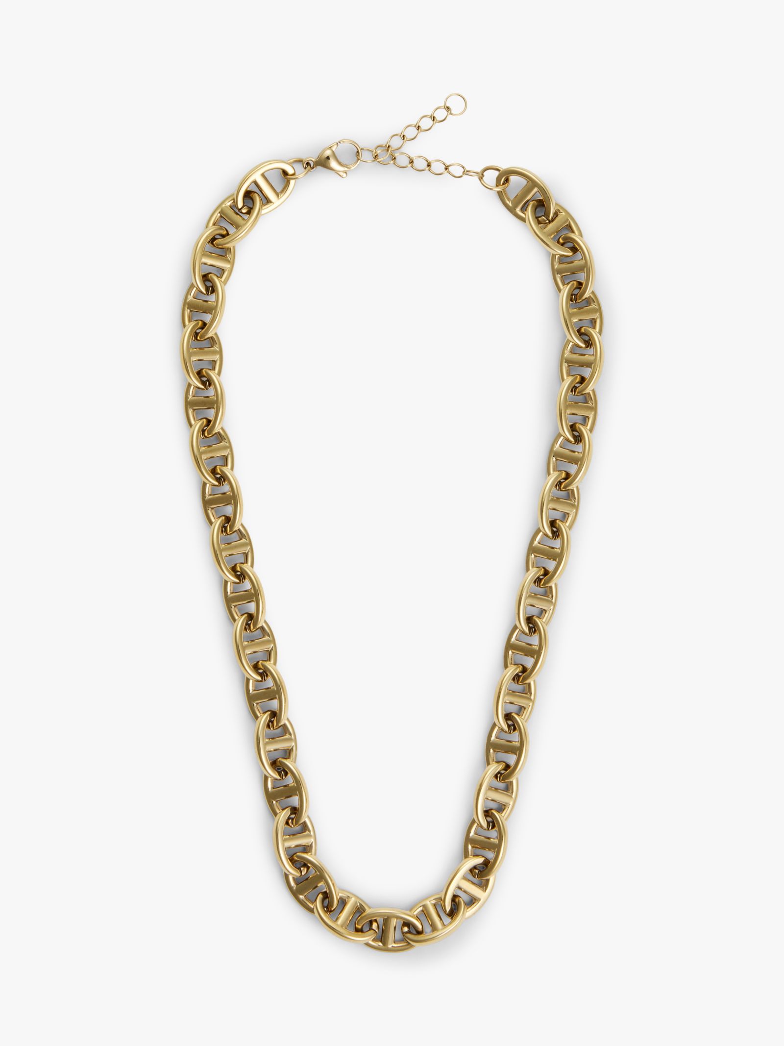 Tommy Hilfiger Vergulde ketting met ankerschakel in goud