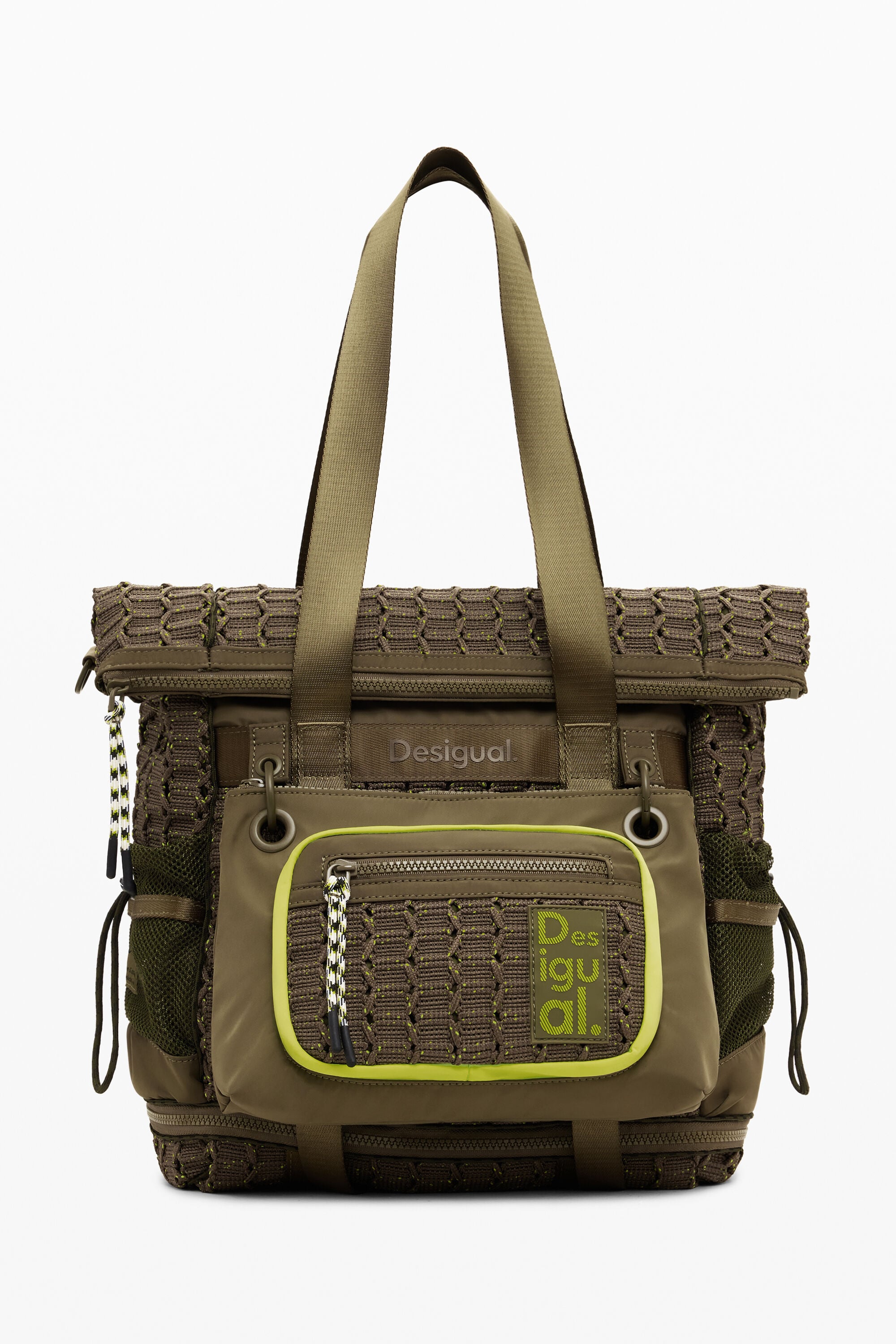 Desigual Grote Voyager rugzak met meerdere posities