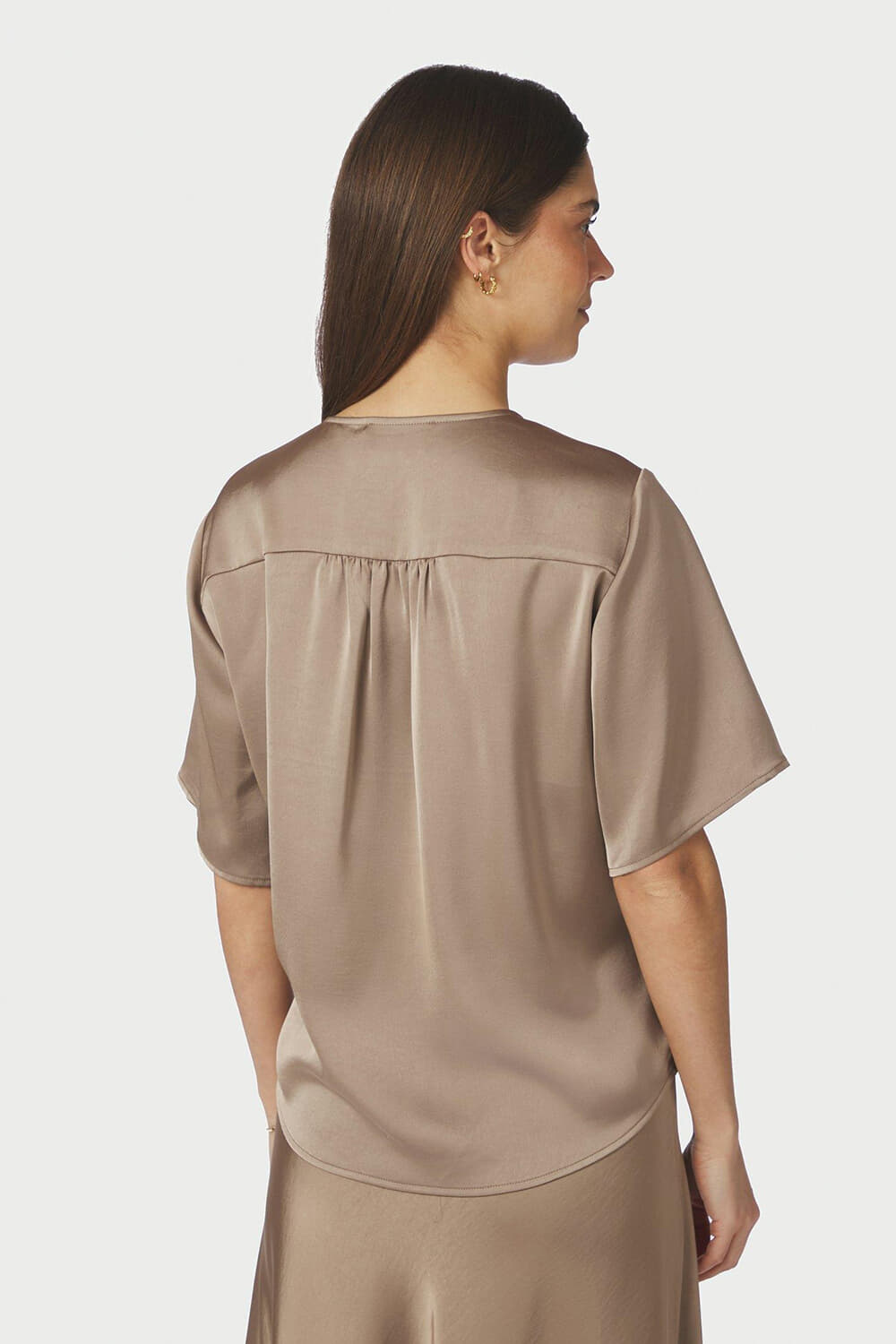 Neo Noir Blouse Casadia Taupe dames