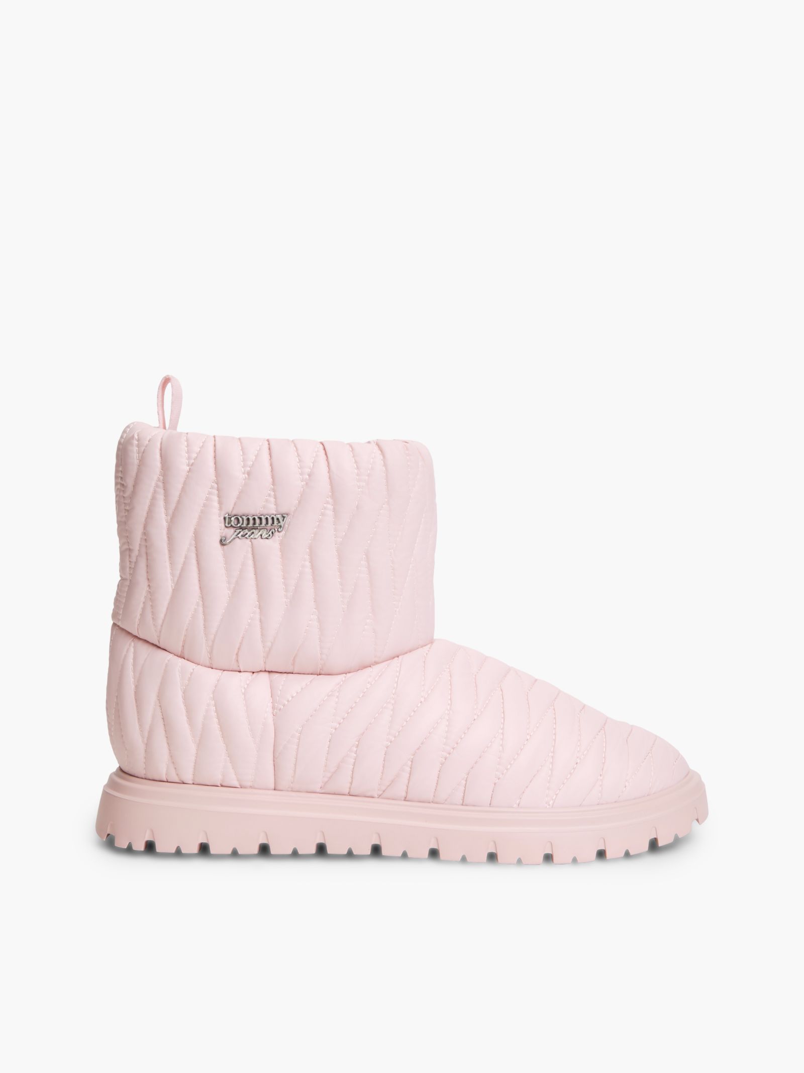 Tommy Jeans Quilted Snowboot met warme voering in roze