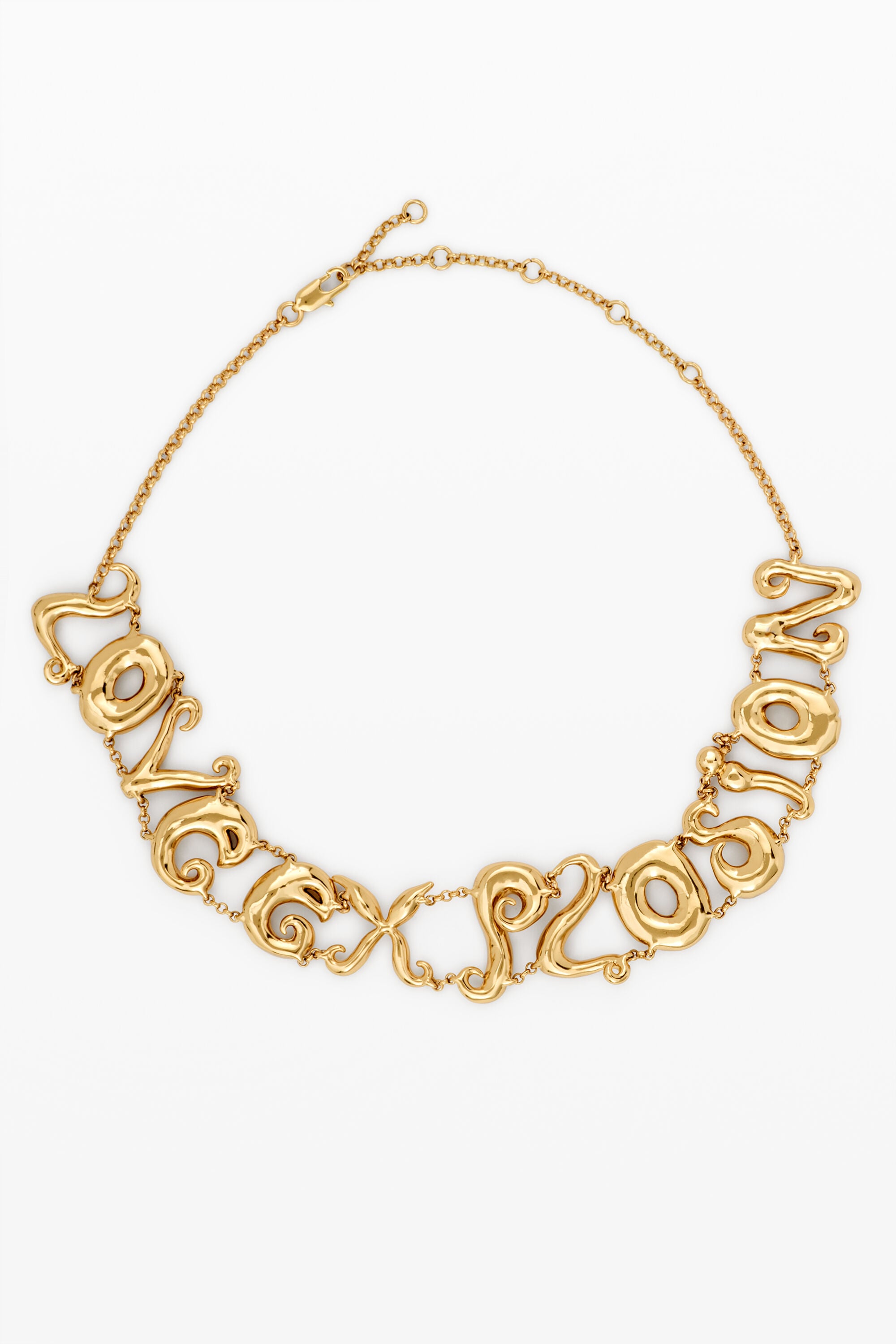 Desigual Ketting love explosion in goud