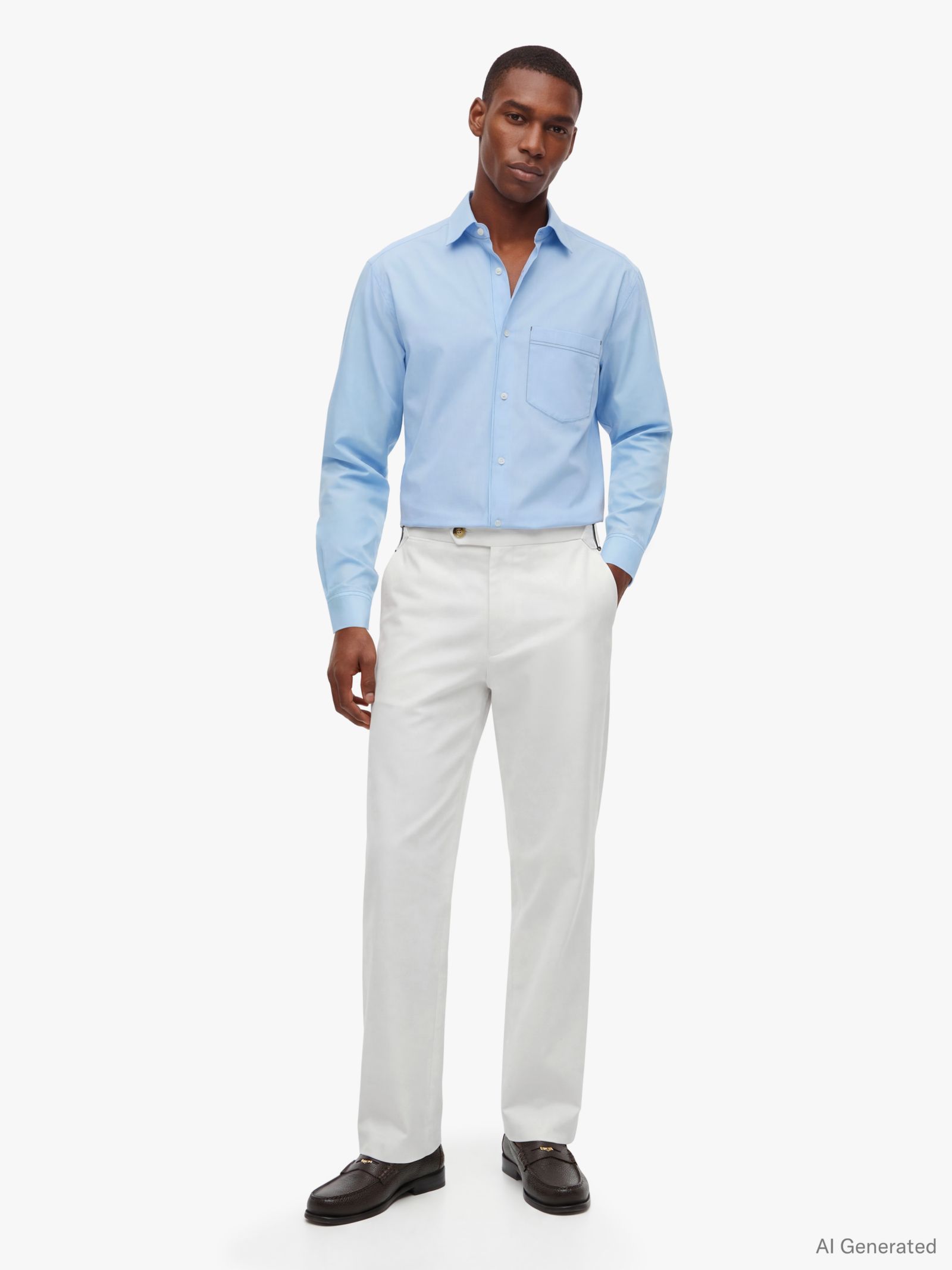 Tommy Hilfiger New York Label relaxed fit poplin overhemd