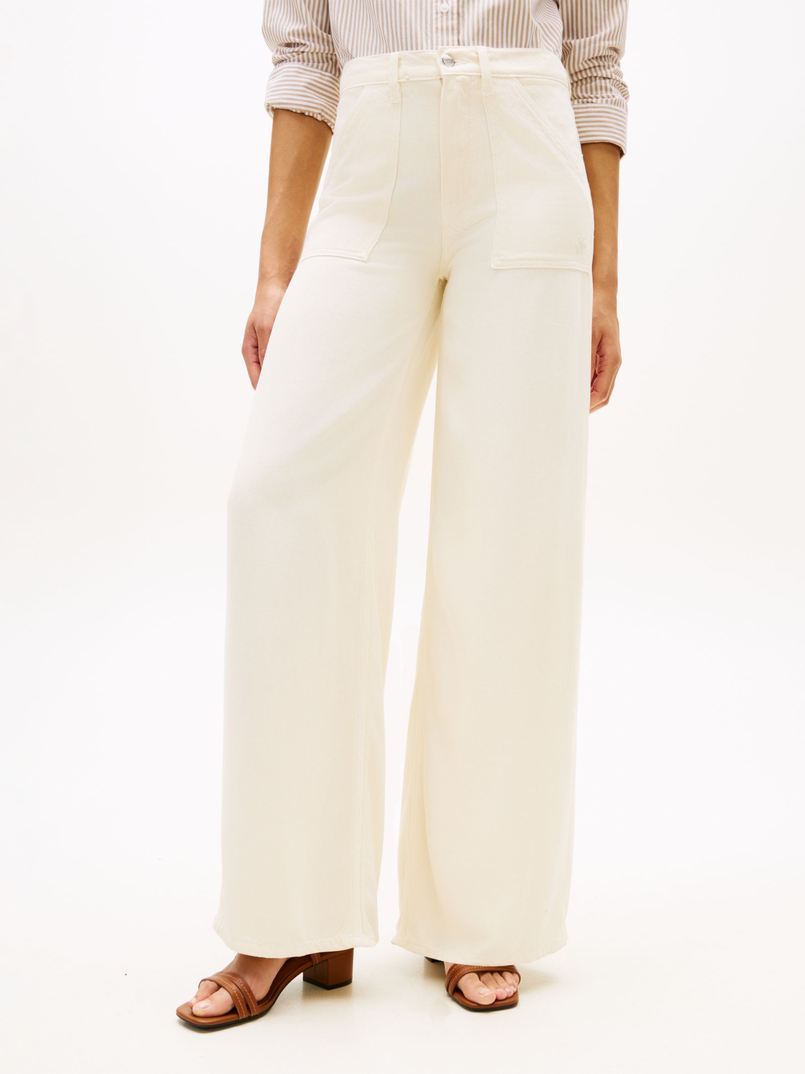 Tommy Hilfiger 70s high rise wide jeans