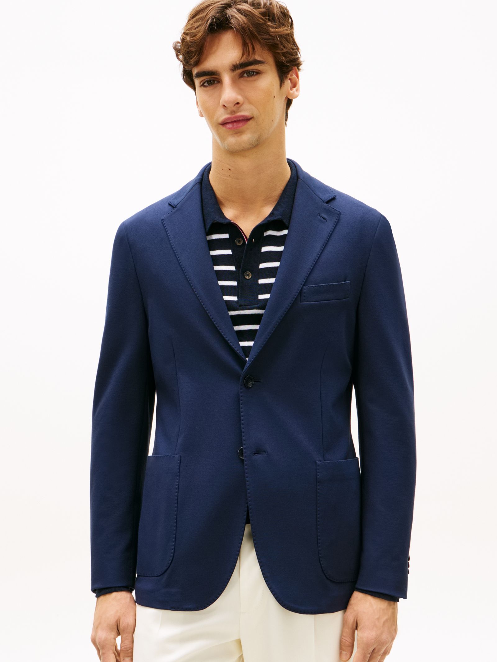 Tommy Hilfiger Regular fit blazer van jersey