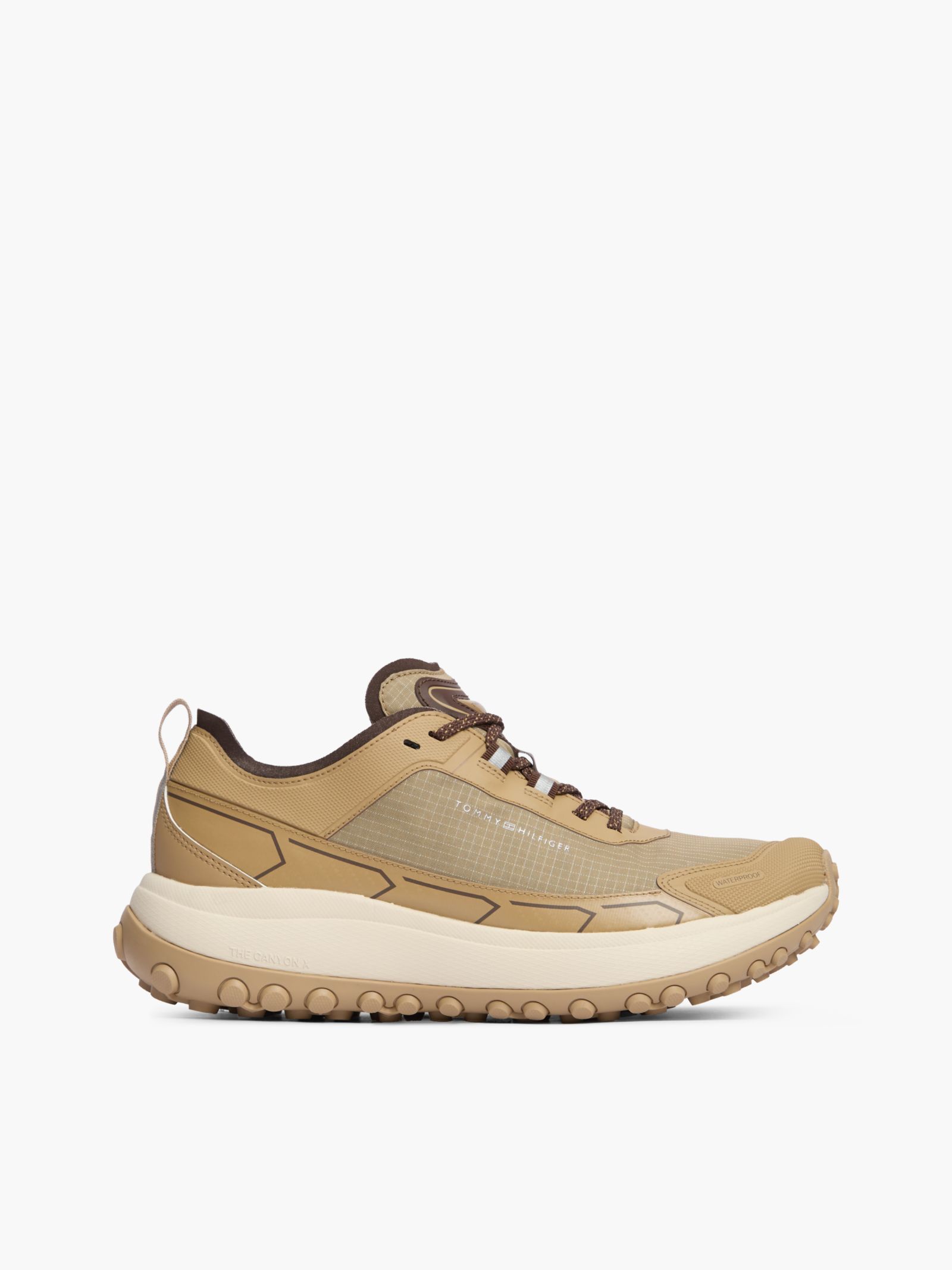 Tommy Hilfiger Waterdichte antislip sneaker voor buiten in beige