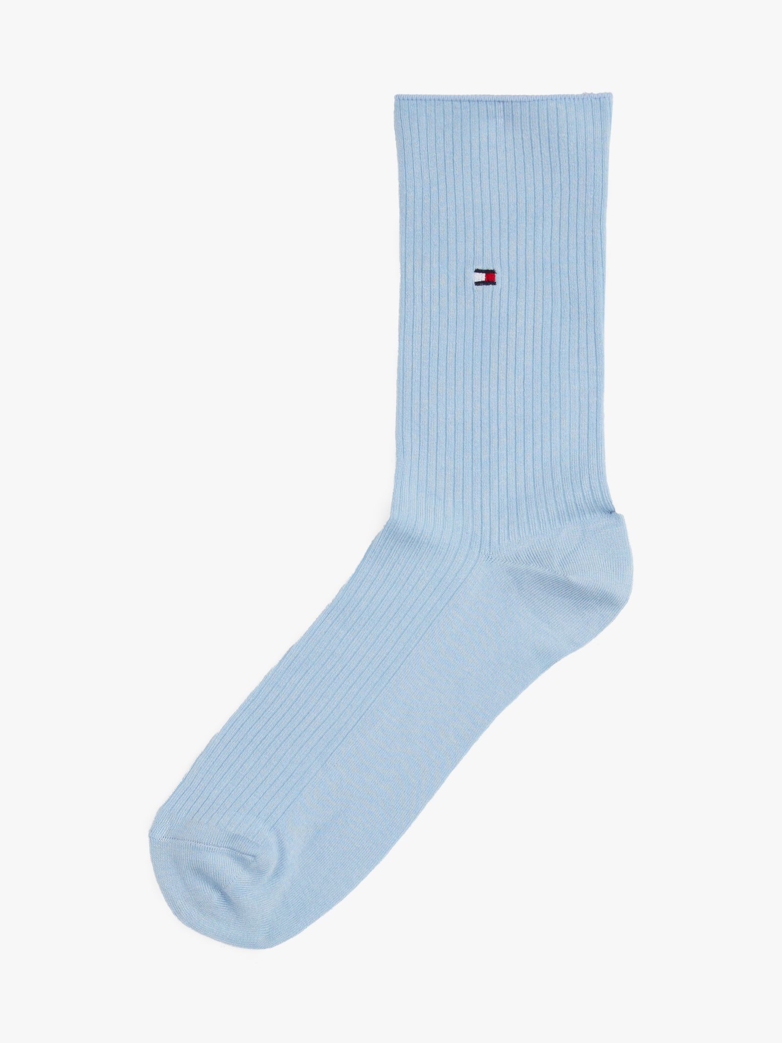 Tommy Hilfiger Ribgebreide sokken in blauw