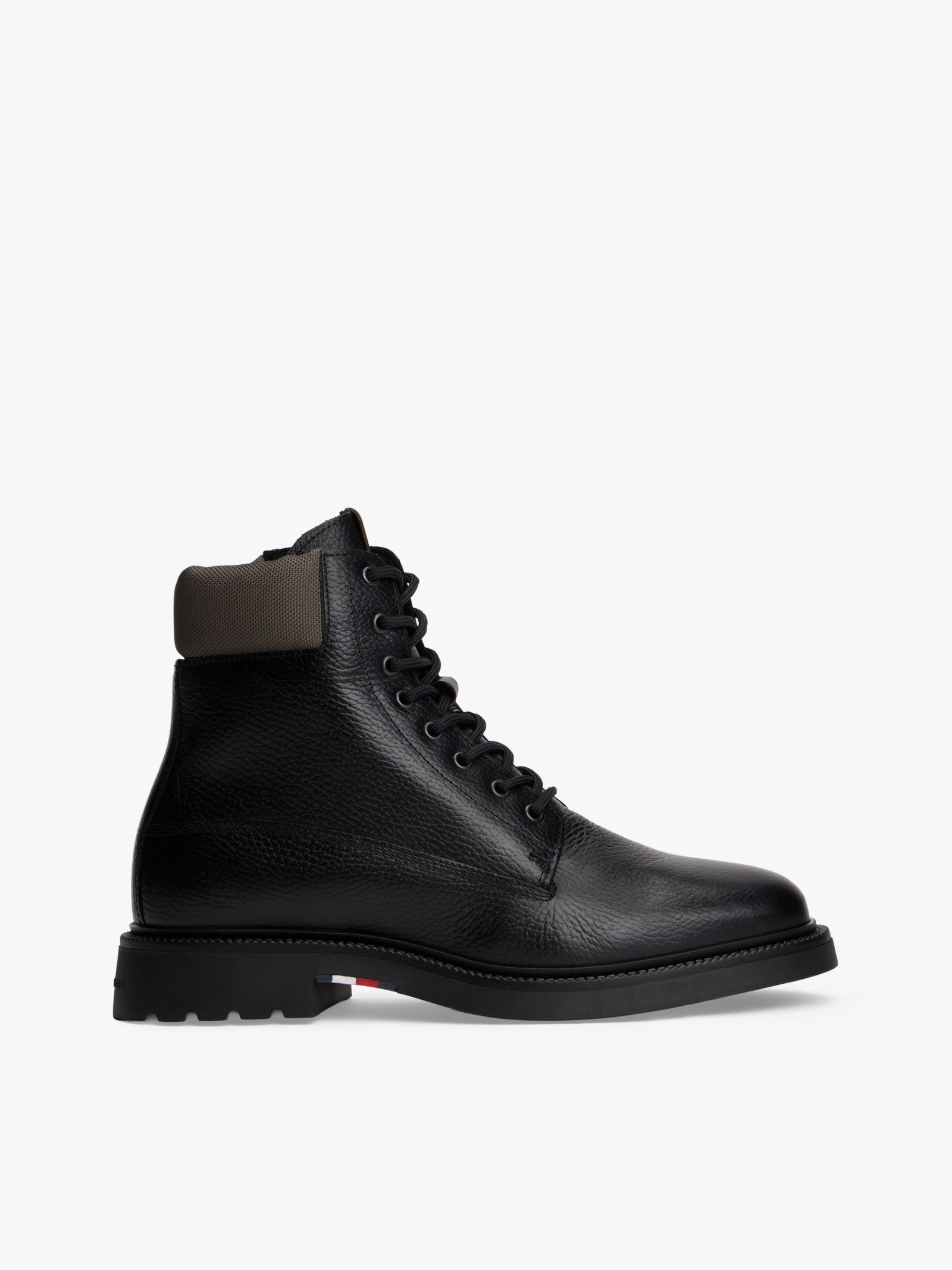 Tommy Hilfiger Lichtgewicht waterafstotende leren laars met warme voering