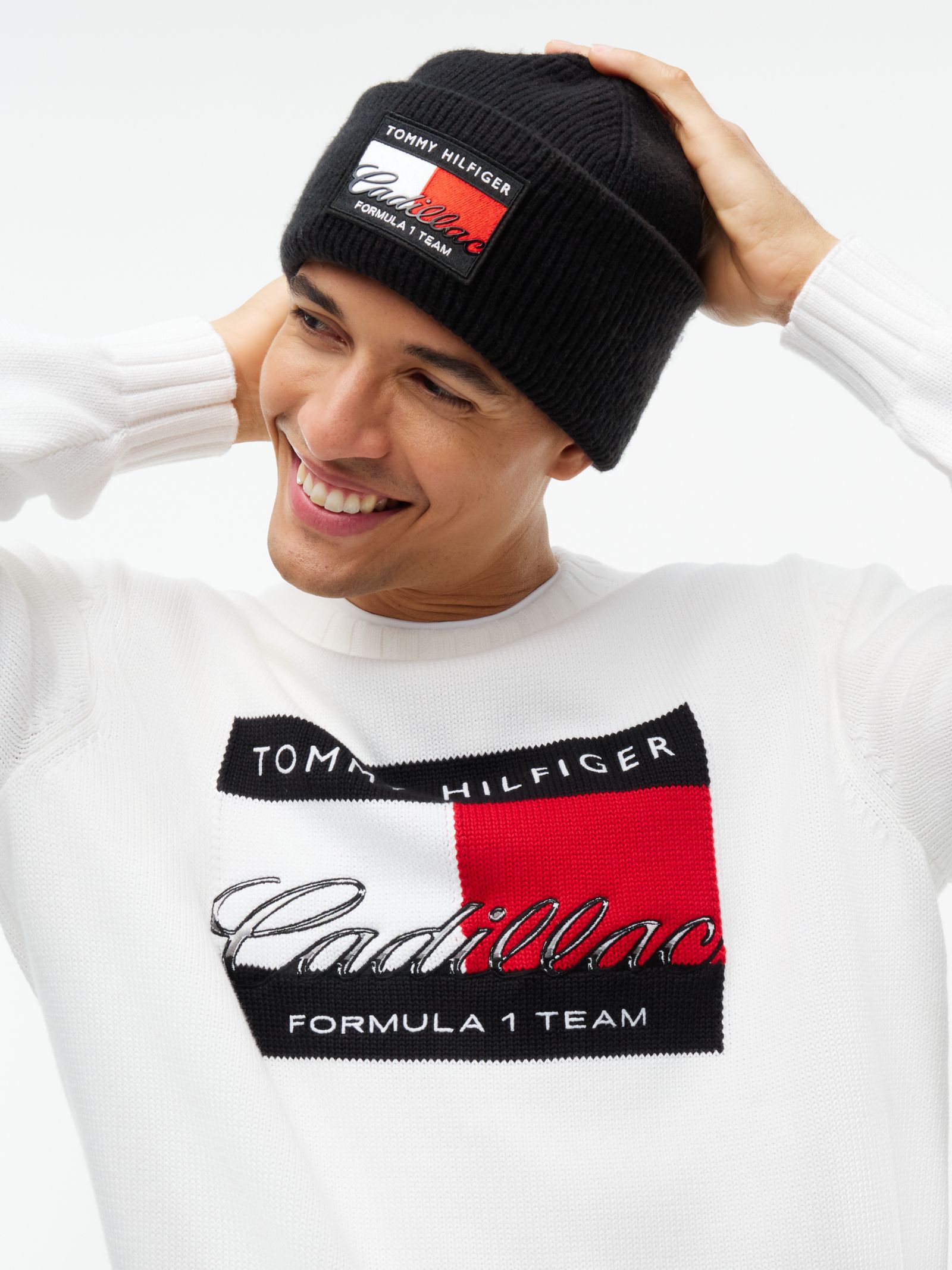 Tommy Hilfiger TH X Cadillac Formula 1® team vlaglogo beanie