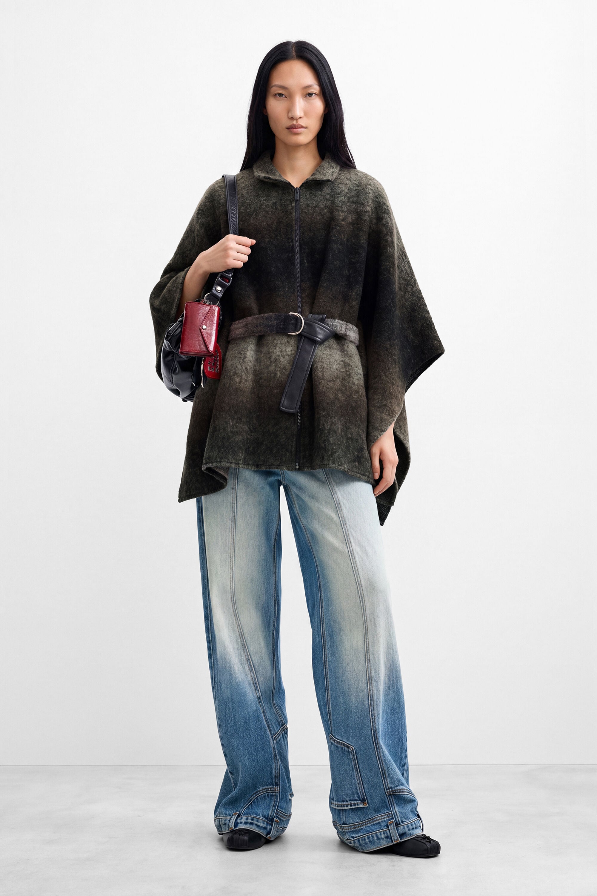 Desigual Poncho riem