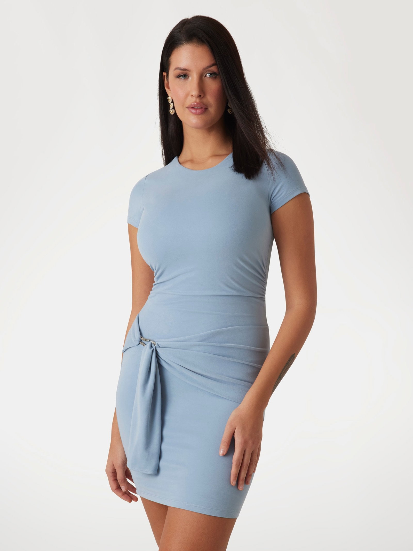 Guess Bodycon-Mini-Jurk in blauw