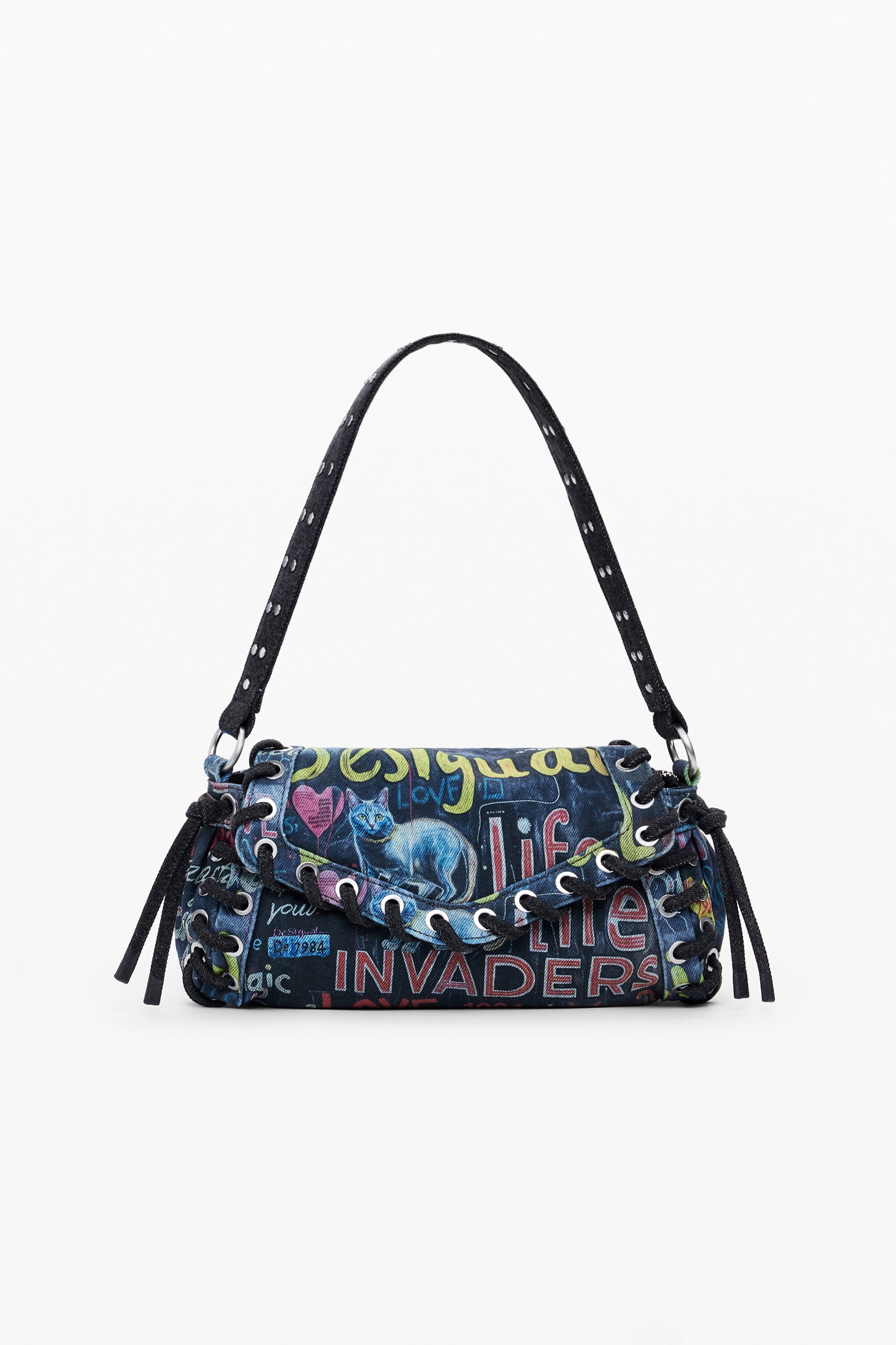 Desigual Middelgrote graffiti tas