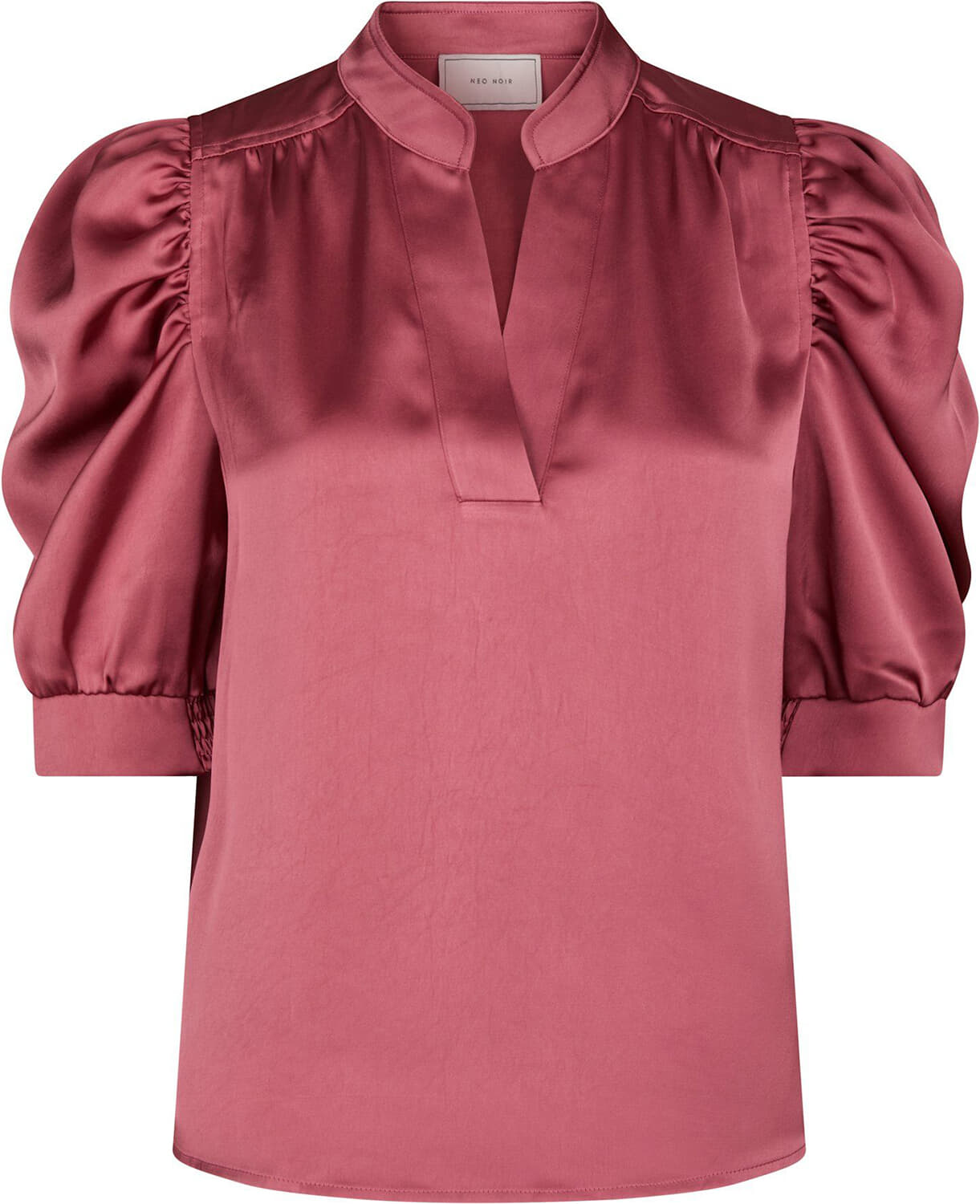 Neo Noir Blouse Roella Heavy Bordeaux Rood dames in roze
