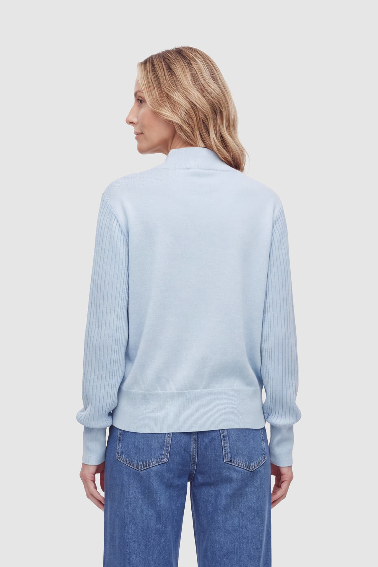 Freequent Trui Bisolo Blauw dames