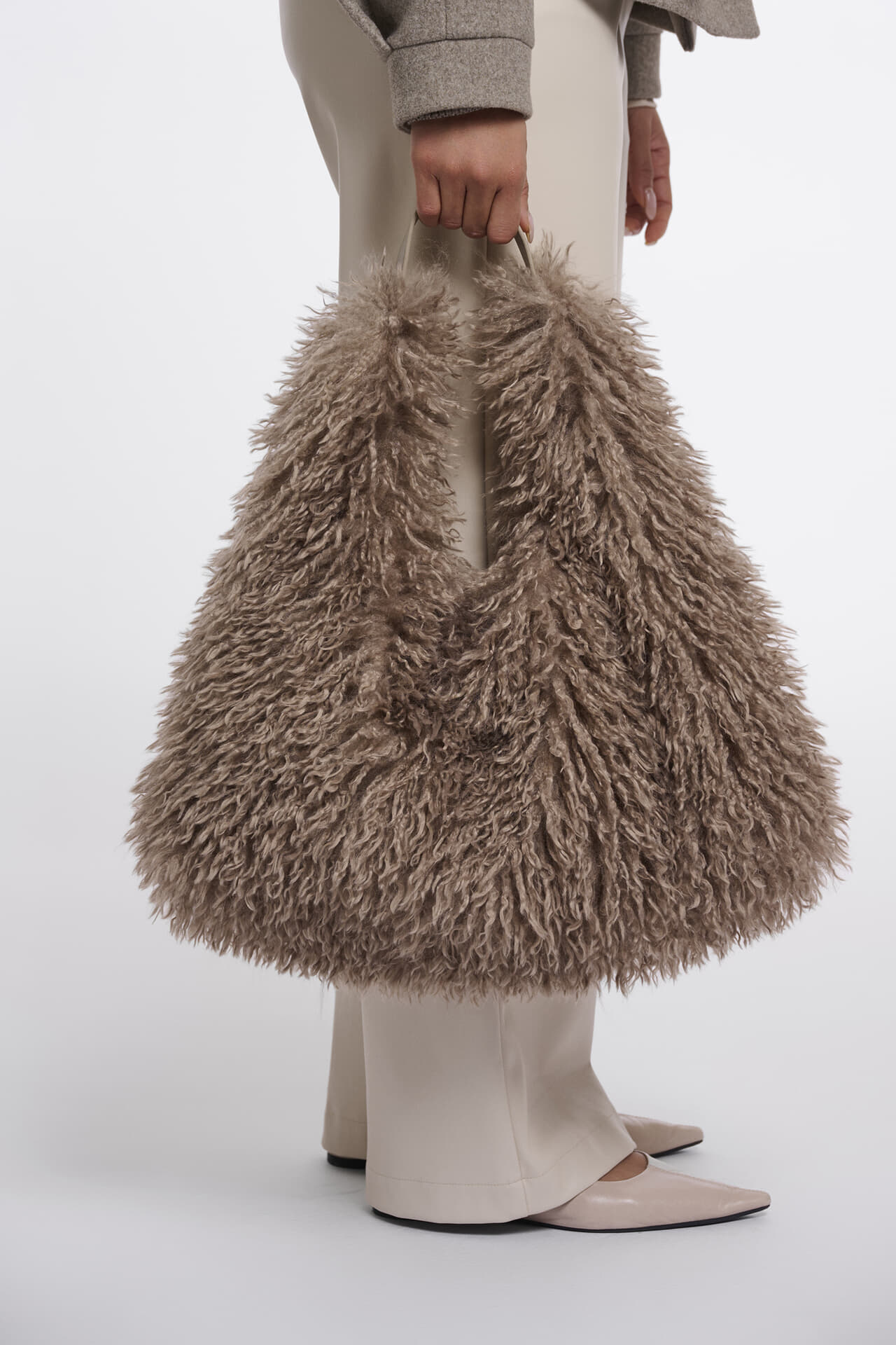 Rino & Pelle Rino & Pelle Schoudertas Gusta Beige dames