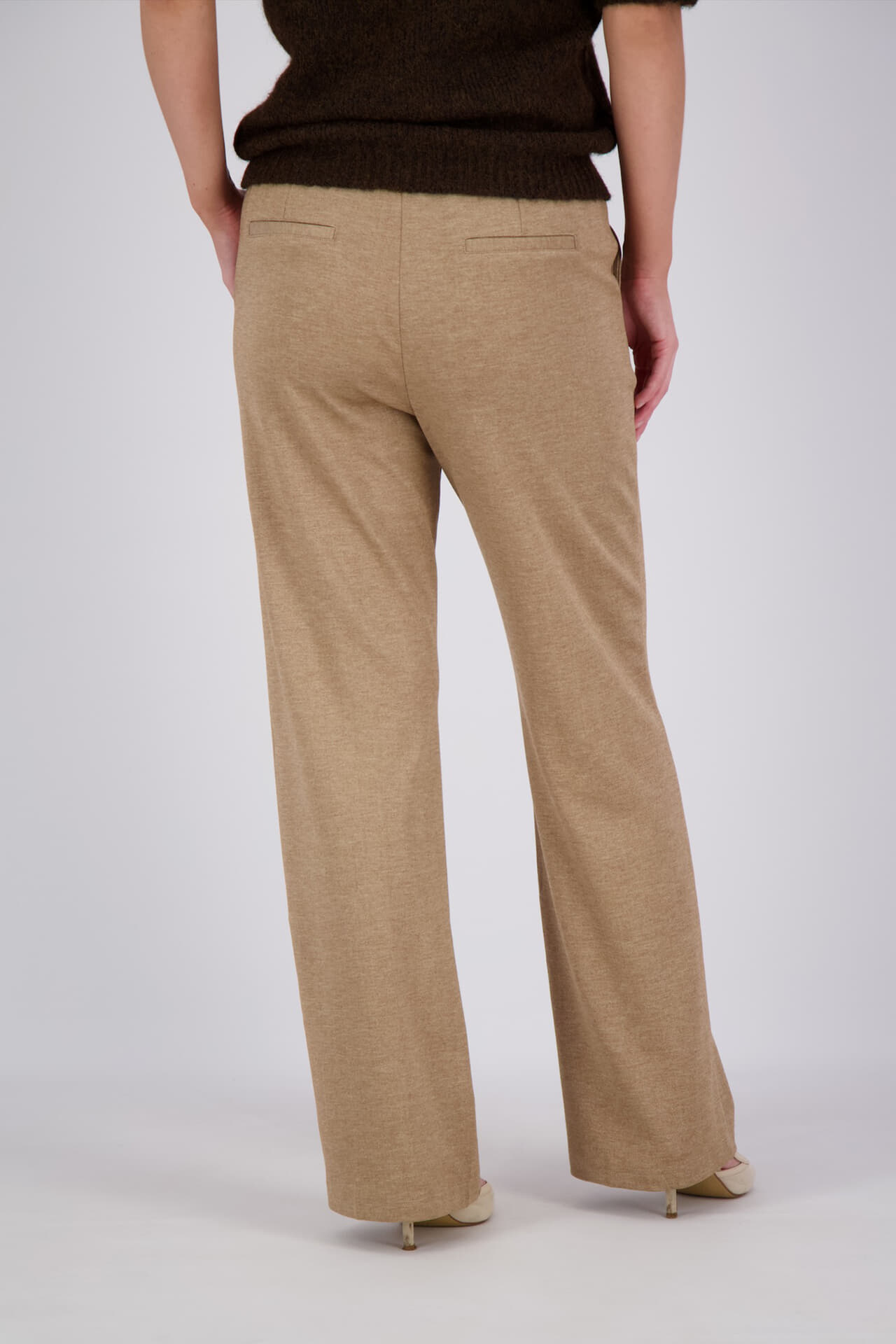 Vive La Femme Broek Dieke Beige dames