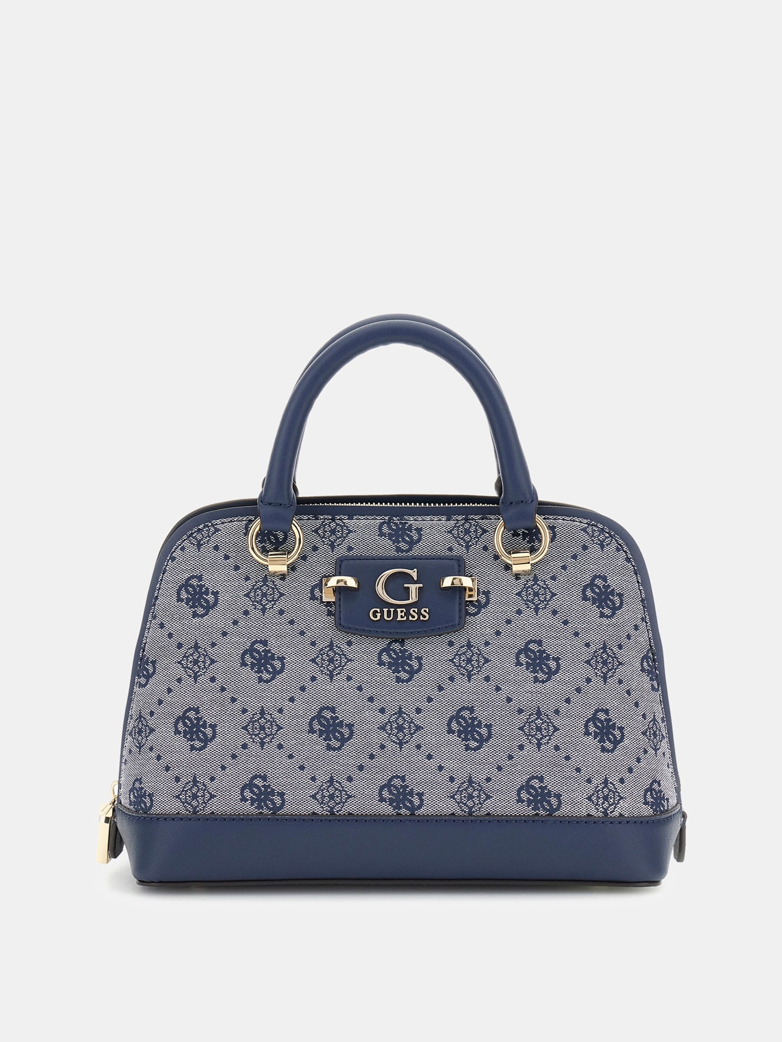 Guess Handtas Neda 4G-Logo Peony in blauw