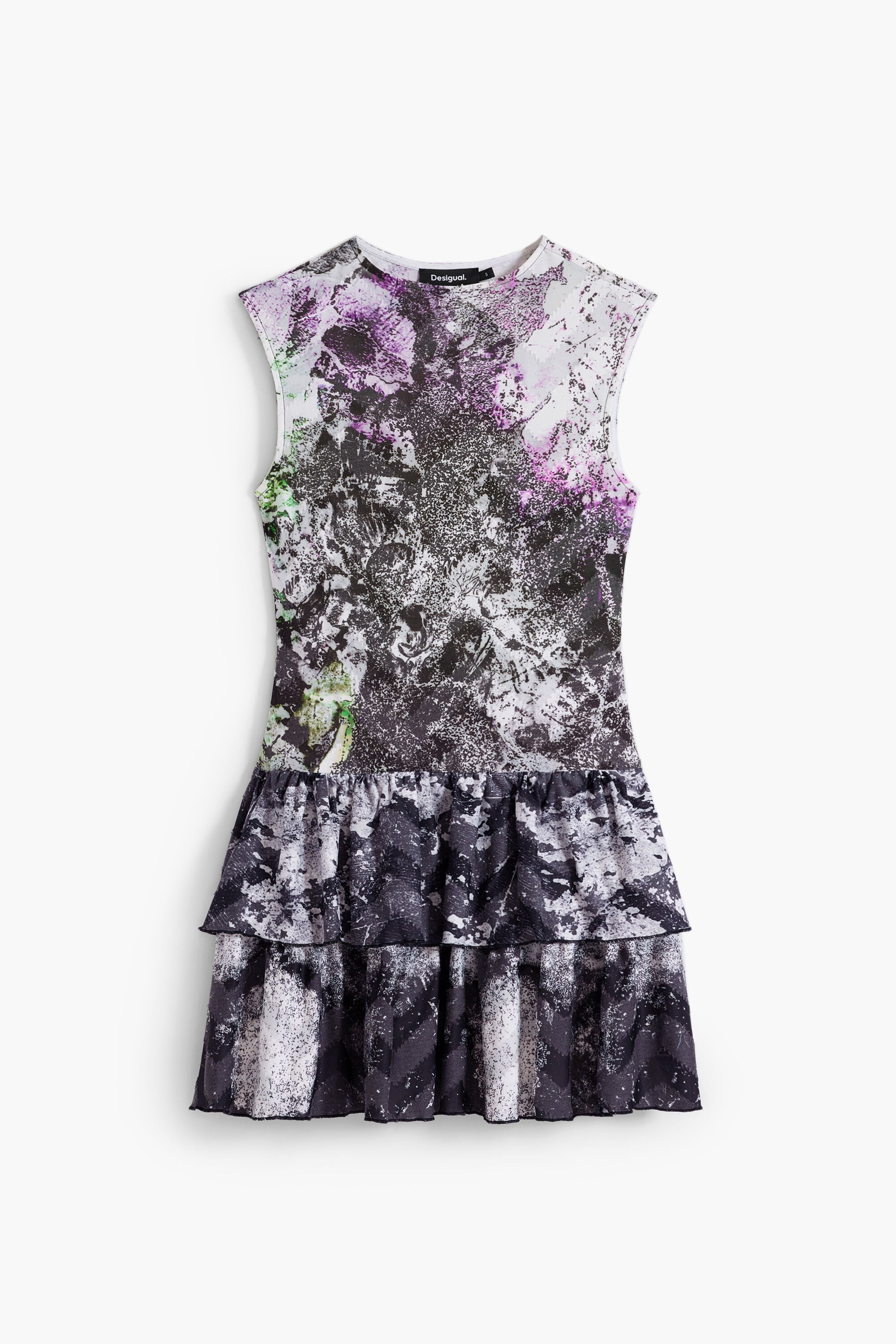 Desigual Jurk ontworpen door Mr. Christian Lacroix in zwart