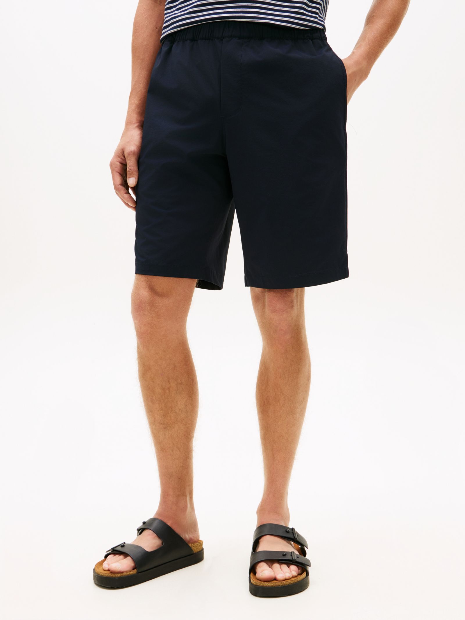 Tommy Hilfiger Dover regular straight Performance short met getextureerd logo