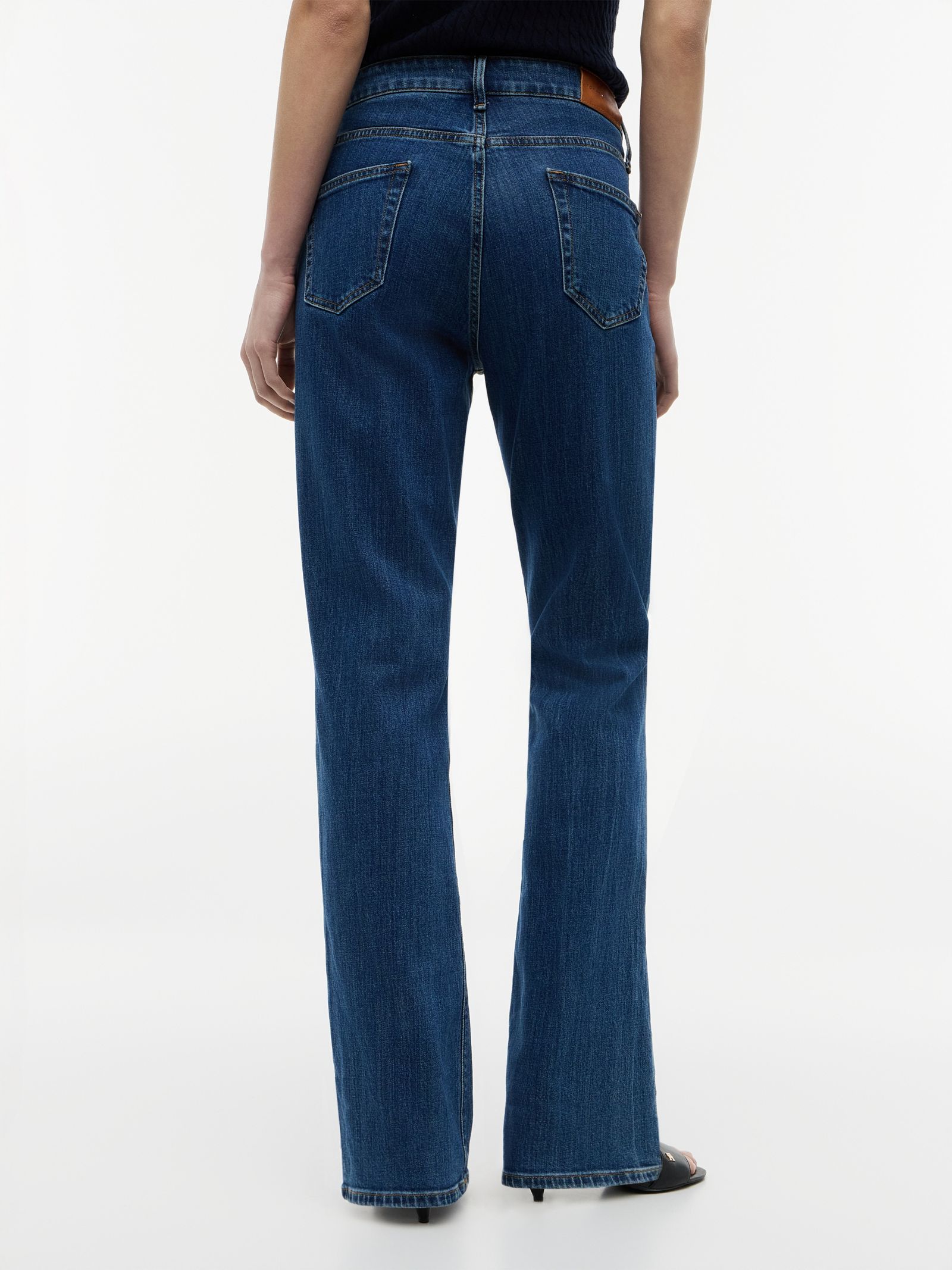Tommy Hilfiger Medium rise bootcut jeans in blauw